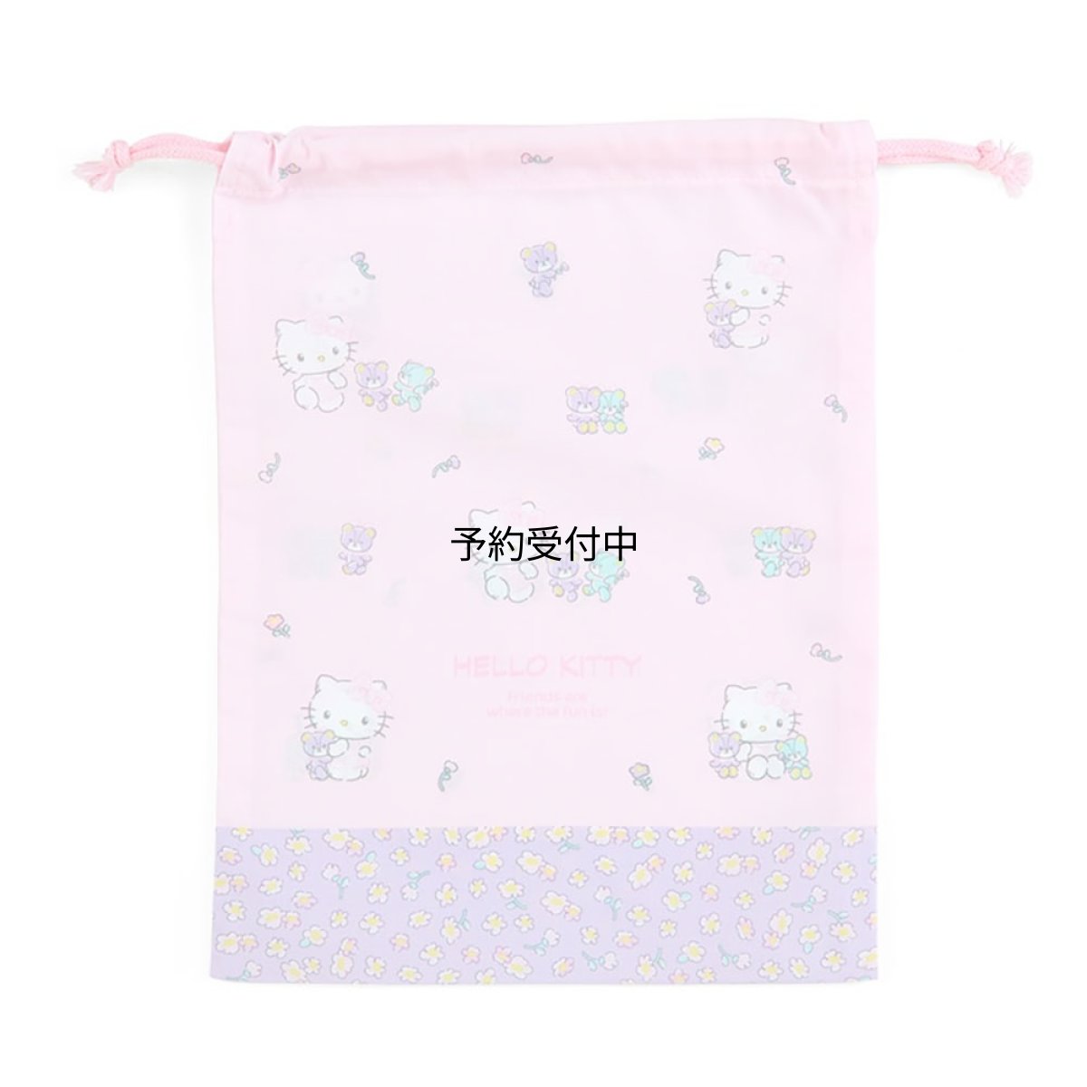 画像1: サンリオ（ＳＡＮＲＩＯ） ハローキティ 巾着Ｍ ２５４７０３ (1)