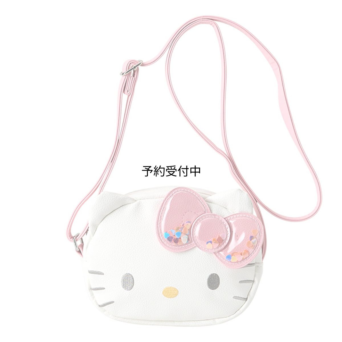 画像1: サンリオ（ＳＡＮＲＩＯ） キッズフェイス形ショルダーバッグ ハローキティ 子供用 ギフト ２７４１５１ (1)