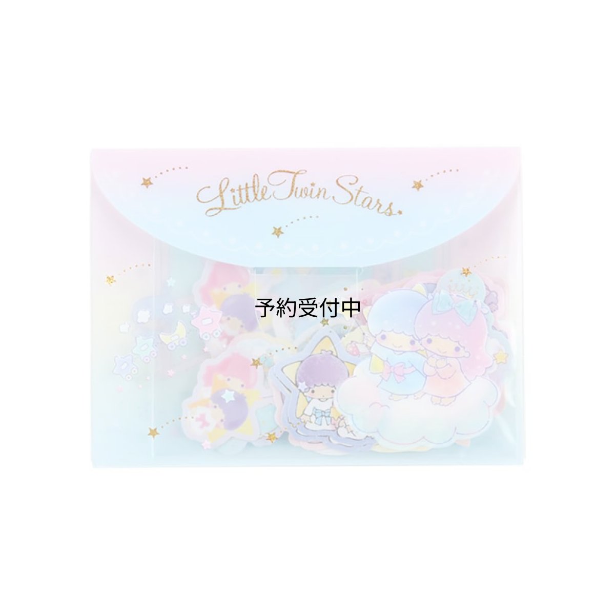 画像1: サンリオ（ＳＡＮＲＩＯ） リトルツインスターズ シール＆ケースセット ４００４７５ (1)