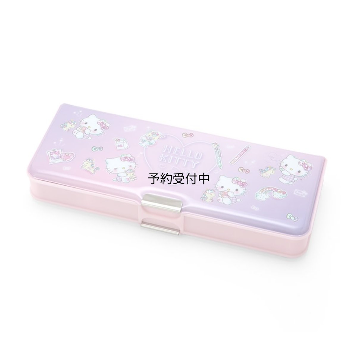 画像1: サンリオ（ＳＡＮＲＩＯ） サンリオ 筆箱 ハローキティ キティちゃん ｈｅｌｌｏ ｋｉｔｔｙ ２２．２×８．８×２．８ｃｍ キッズ学習文具 キャラクター ４３７２０４ ＳＡＮＲＩＯ (1)