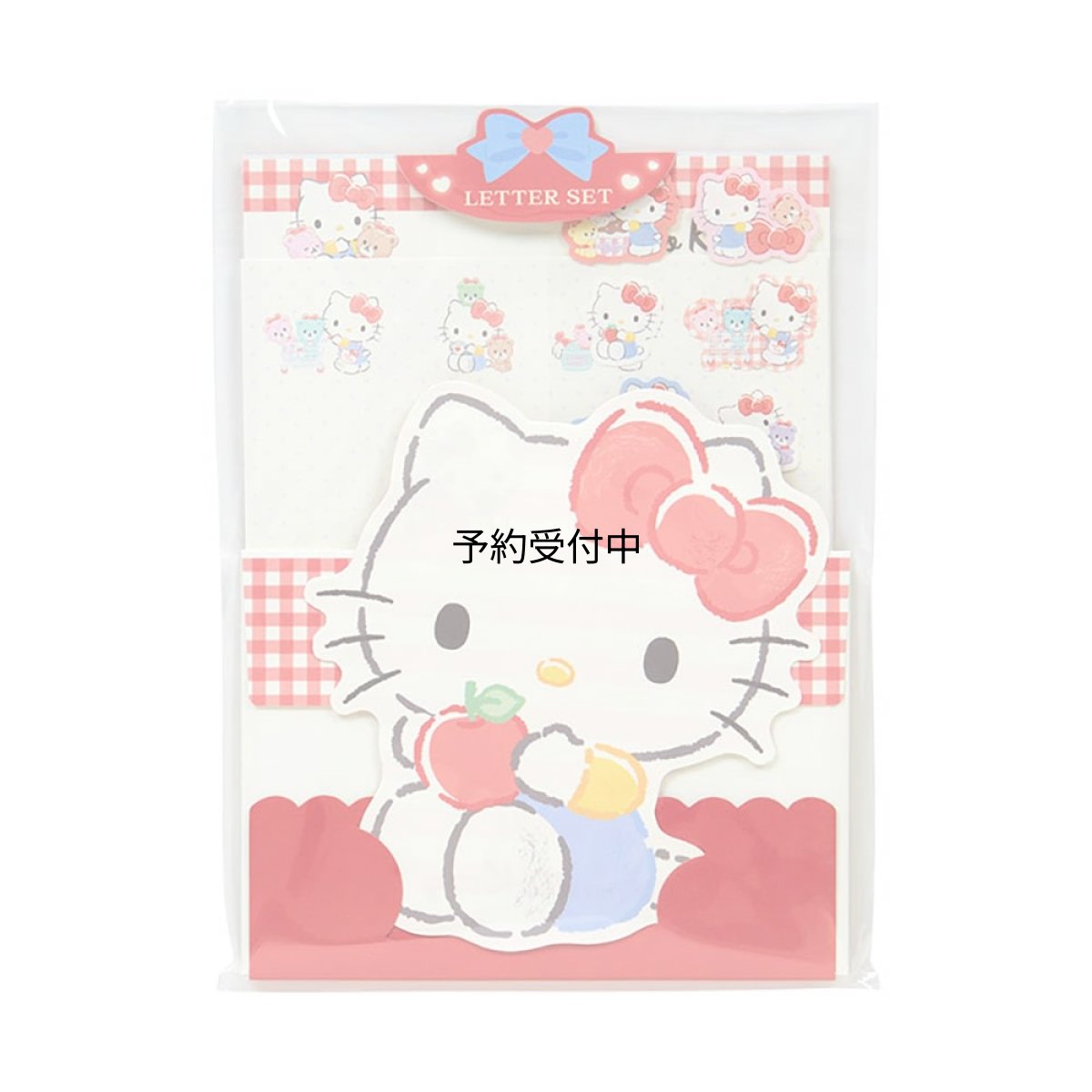 画像1: サンリオ（ＳＡＮＲＩＯ） キャラクター形レターセットハローキティ パッケージ：約幅１６×奥行０．８×高さ２２ｃｍ ４９３８２１ (1)
