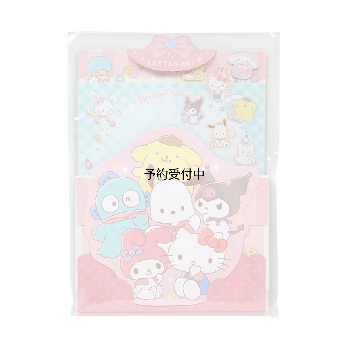 画像1: サンリオ（ＳＡＮＲＩＯ） キャラクター形レターセットサンリオキャラクターズ パッケージ：約幅１６×奥行０．８×高さ２２ｃｍ ４９３９４５ (1)