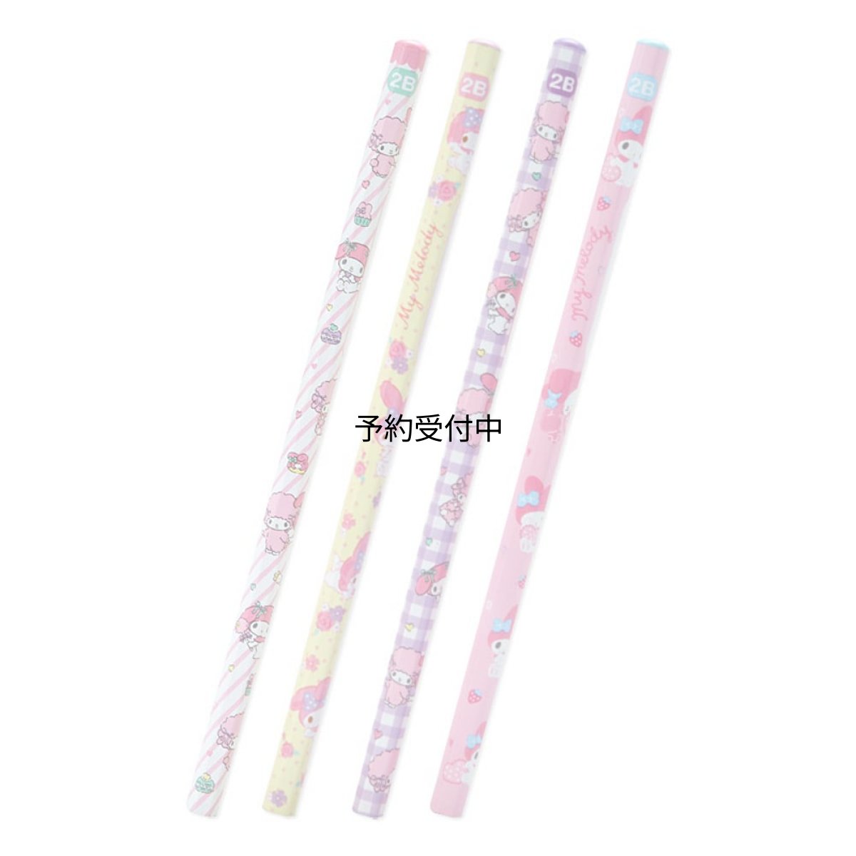画像1: サンリオ（ＳＡＮＲＩＯ） マイメロディ ２Ｂ鉛筆４本セット ７７９６３６ (1)