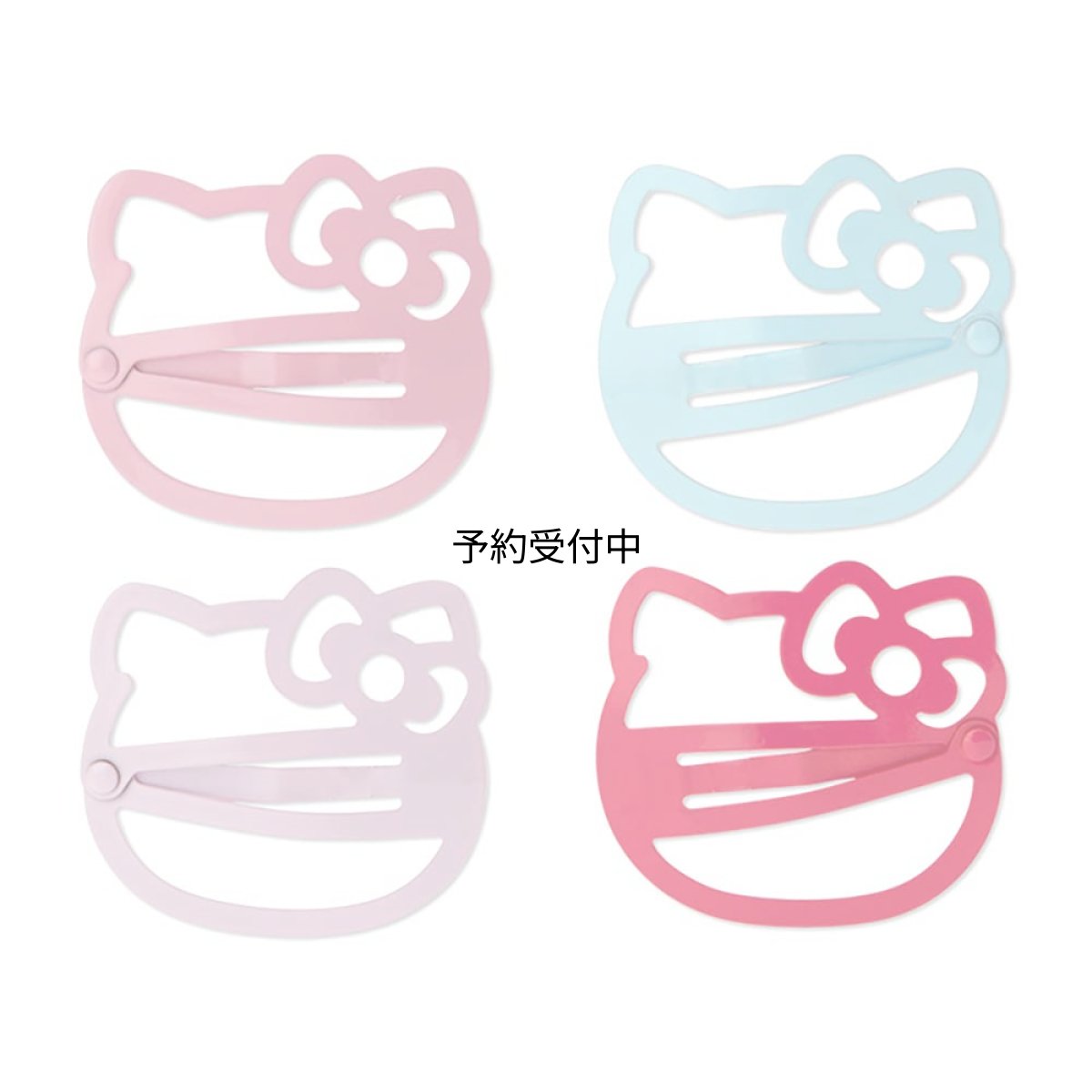 画像1: サンリオ（ＳＡＮＲＩＯ） ハローキティ カラフルヘアピン（フェイス） ８６９９７０ (1)
