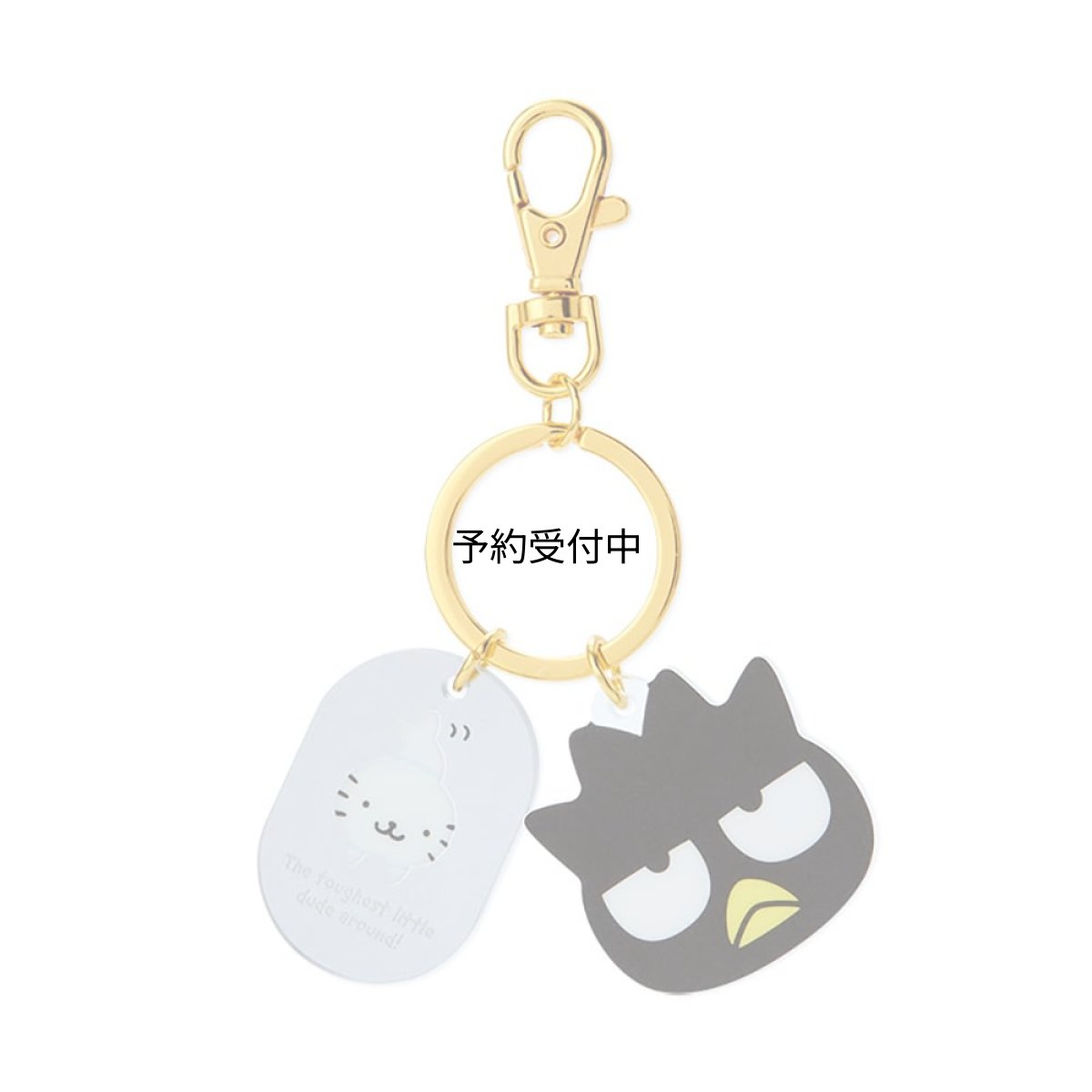 画像1: サンリオ（ＳＡＮＲＩＯ） バッドばつ丸 フェイス形キーホルダー ９１３３５９ (1)