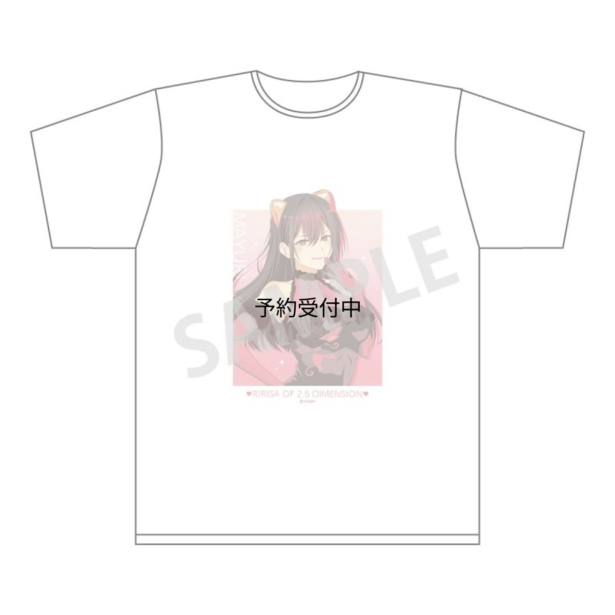 画像1: カミオジャパン ２．５次元の誘惑 Ｔシャツ＿羽生まゆり ケモミミ×中華ロリータ 約身丈７４ｃｍ 身幅５６ｃｍ 肩幅４９ｃｍ 袖丈２２ｃｍ 綿製 (1)