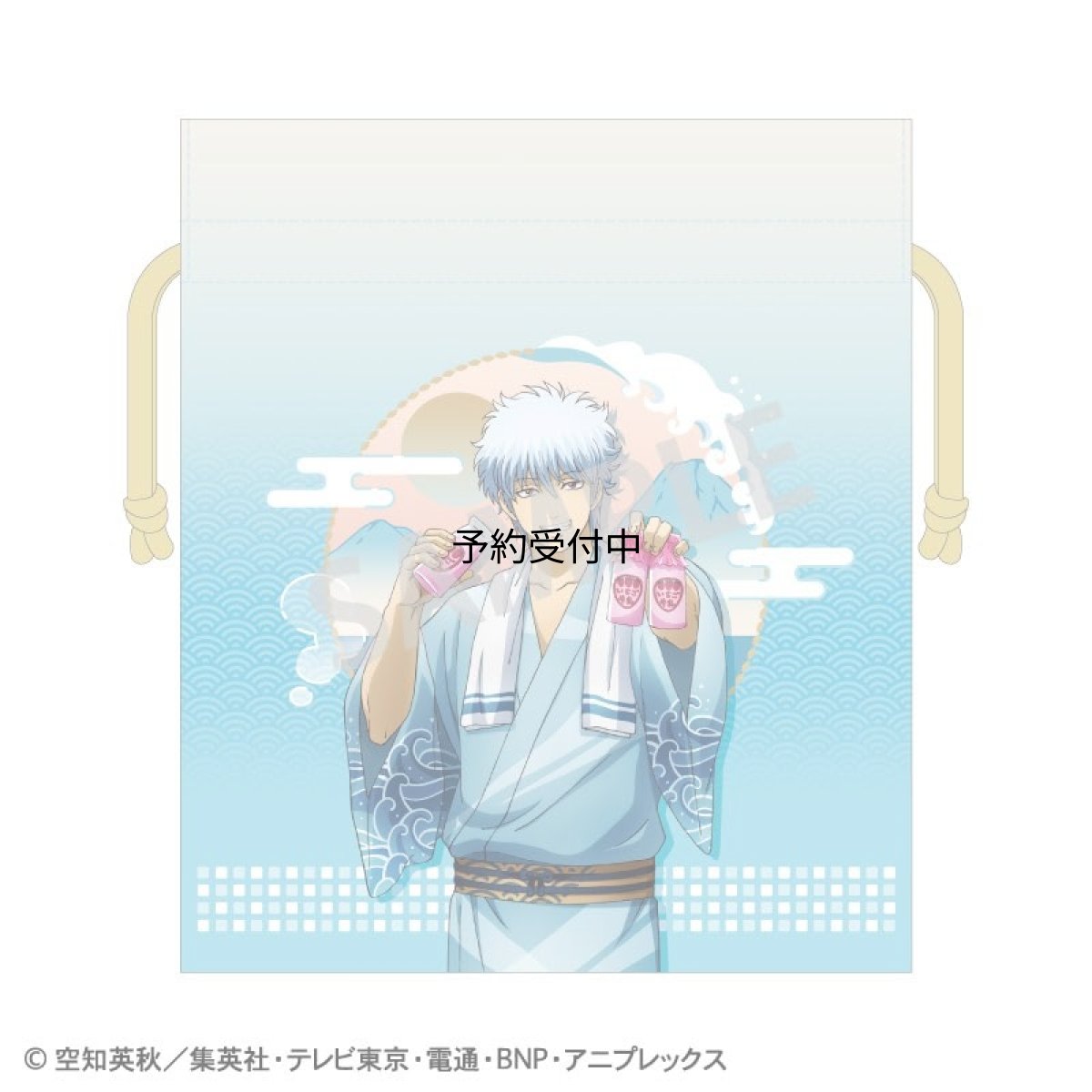 画像1: 銀魂 巾着 坂田銀時 (1)