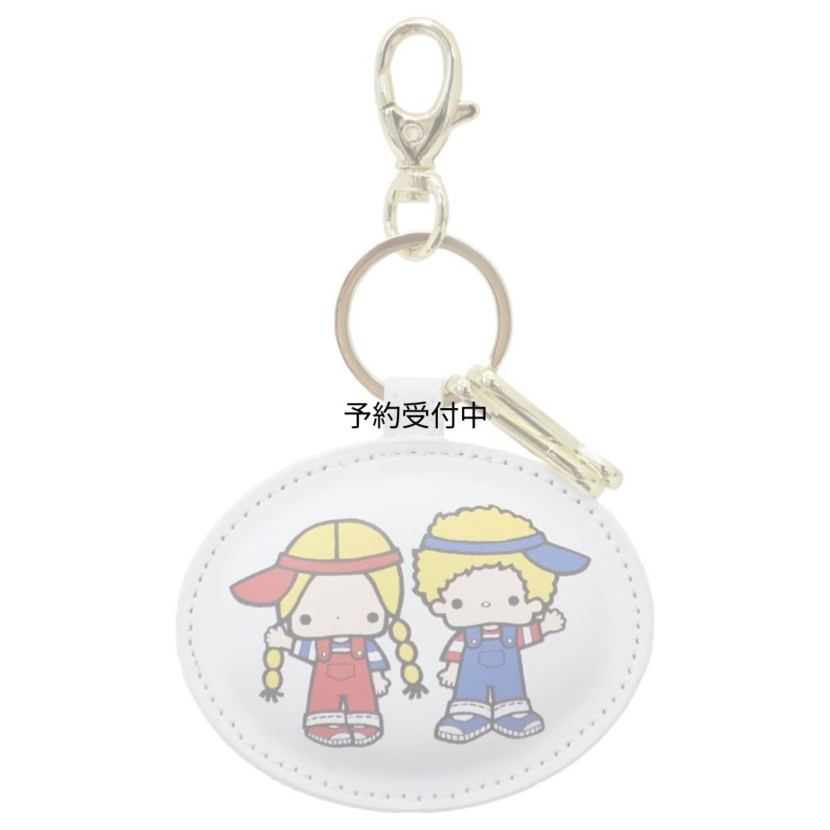 画像1: パティ＆ジミーキーホルダーミラー付きぷっくりキーリングサンリオ (1)