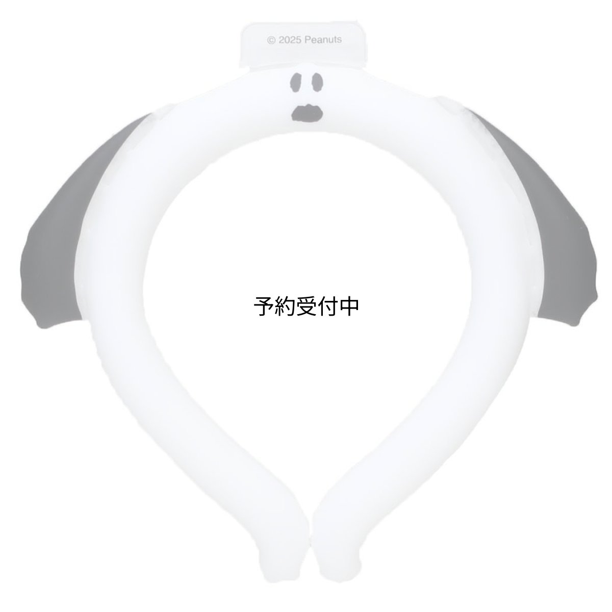 画像1: カミオジャパン スヌーピー夏用クールネック立体アイスループ Ｍ ストレートフェイス ピーナッツ (1)