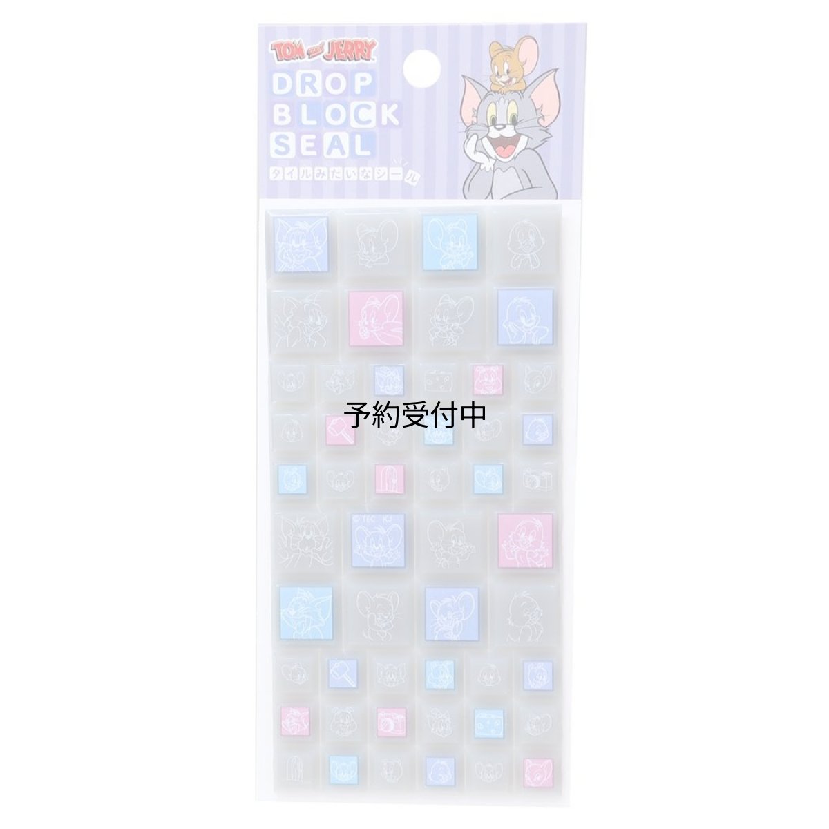 画像1: トムとジェリーシールシートドロップブロックシール ライン ワーナーブラザース (1)