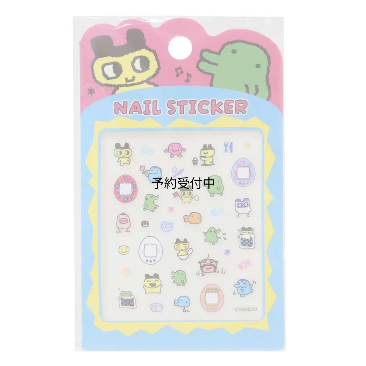画像1: たまごっちコスメ雑貨ネイルステッカー 初代 カミオジャパン かわいい キャラクター グッズ 通販 (1)