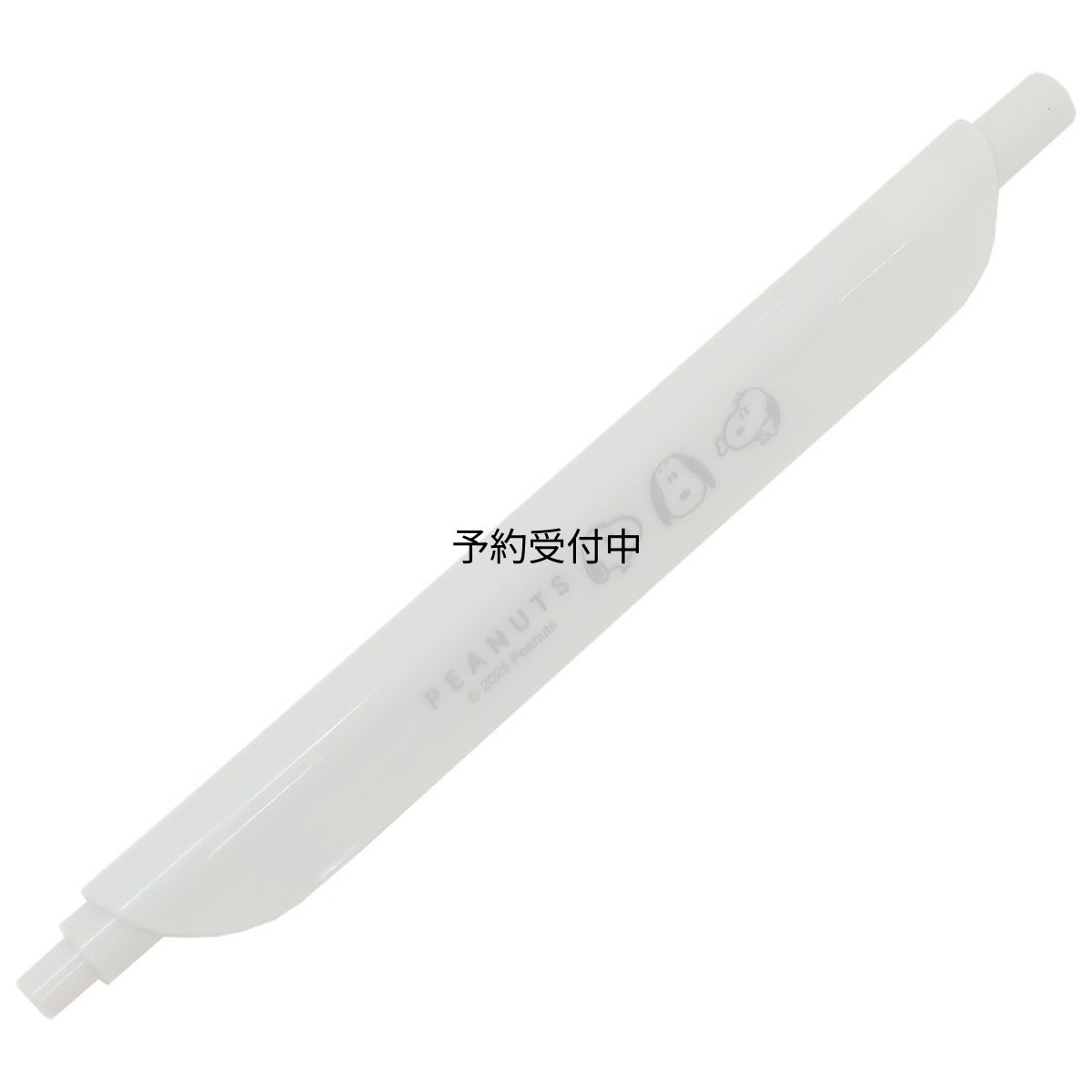 画像1: スヌーピーボールペンスライドゲルペン グレー ピーナッツ (1)