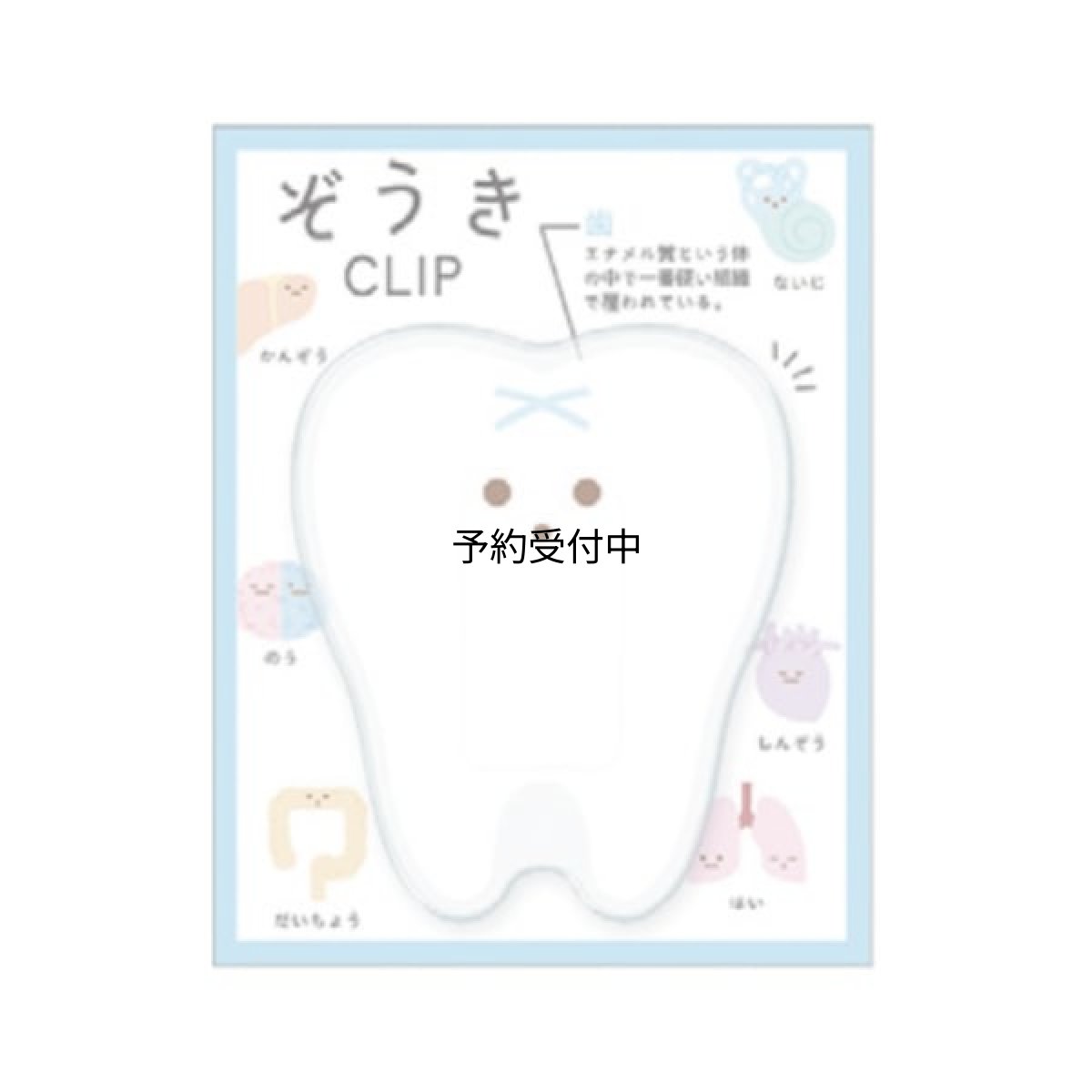 画像1: カミオジャパン ぞうき クリップ 歯 はさむ ダイカット ２６１４６４ (1)