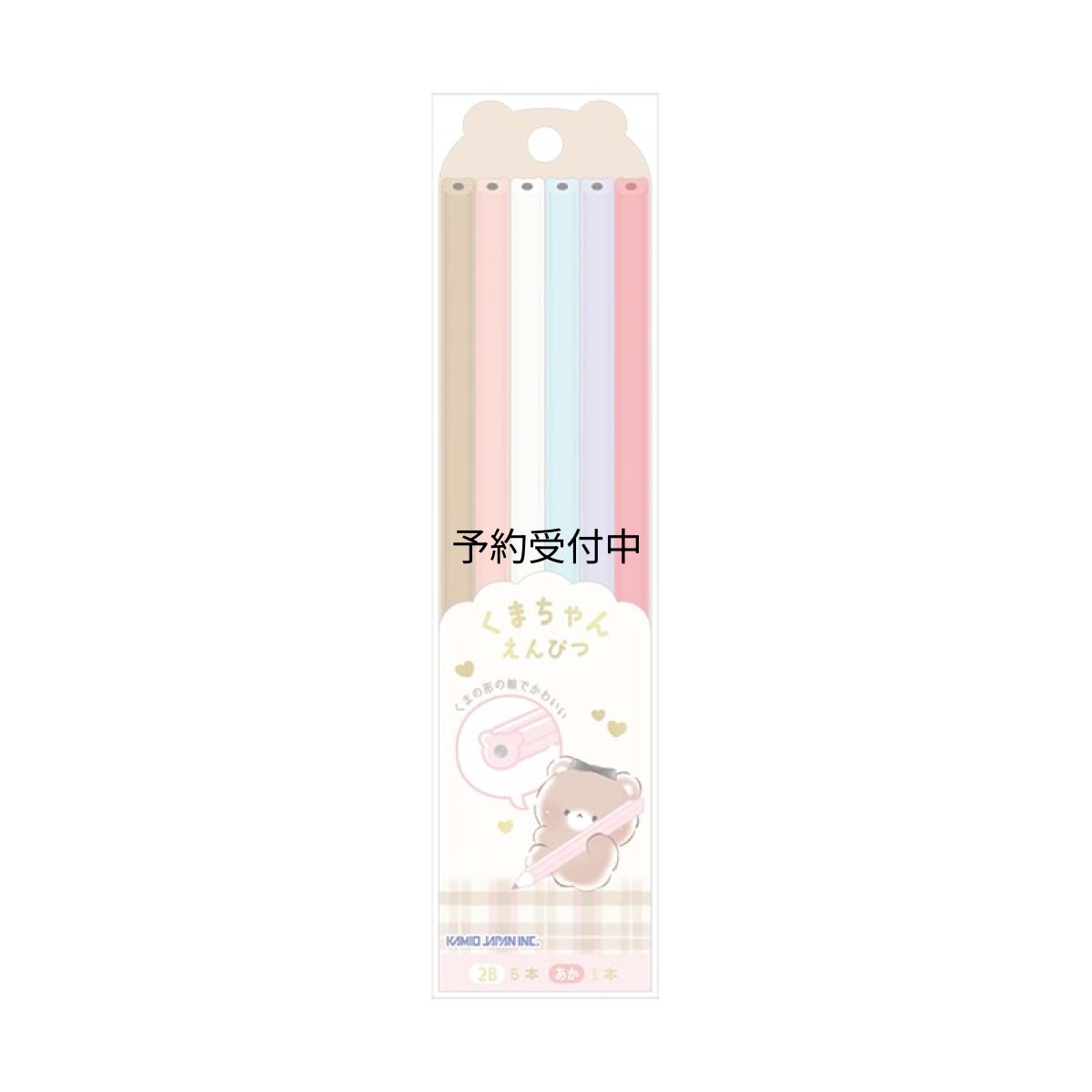 画像1: カミオジャパン 鉛筆 ６本セット くま ２２６７１０ (1)