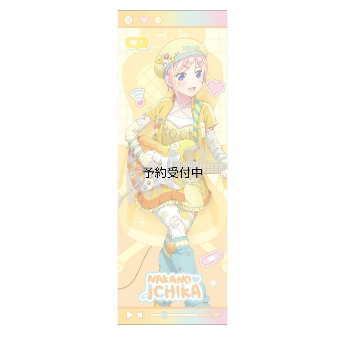画像1: 五等分の花嫁＊ ロングスクエア缶バッジ 中野一花 配信者なりきり (1)