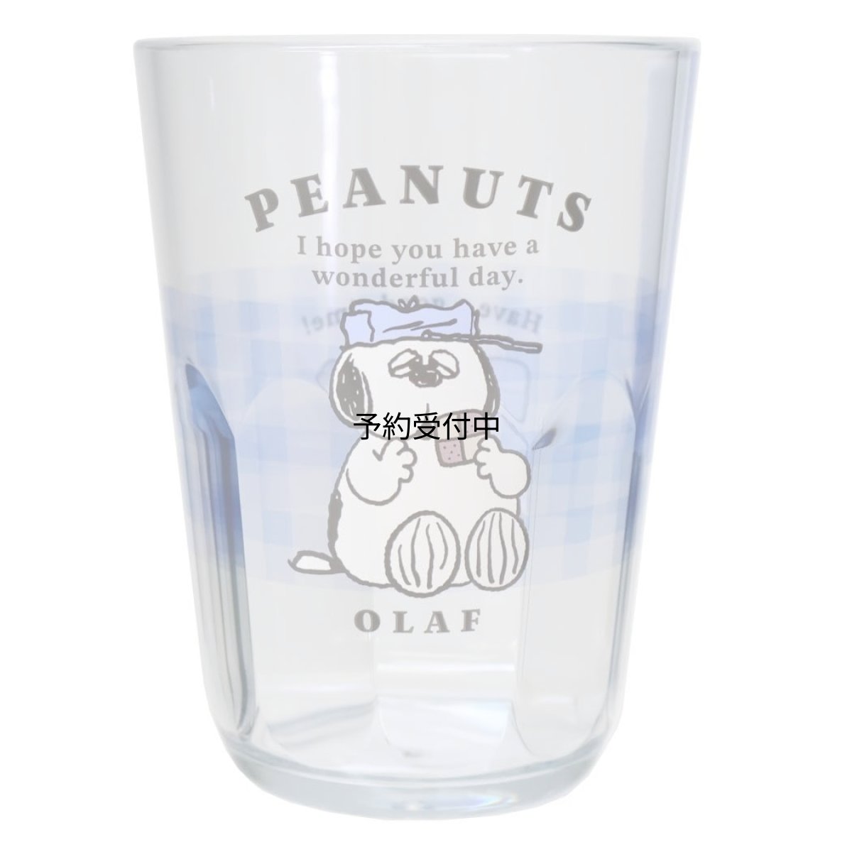 画像1: スヌーピープラカップクリアタンブラー ３７０ｍｌ ＣＯＯＫＩＥ ＴＩＭＥ ＯＬＡＦ ピーナッツ (1)