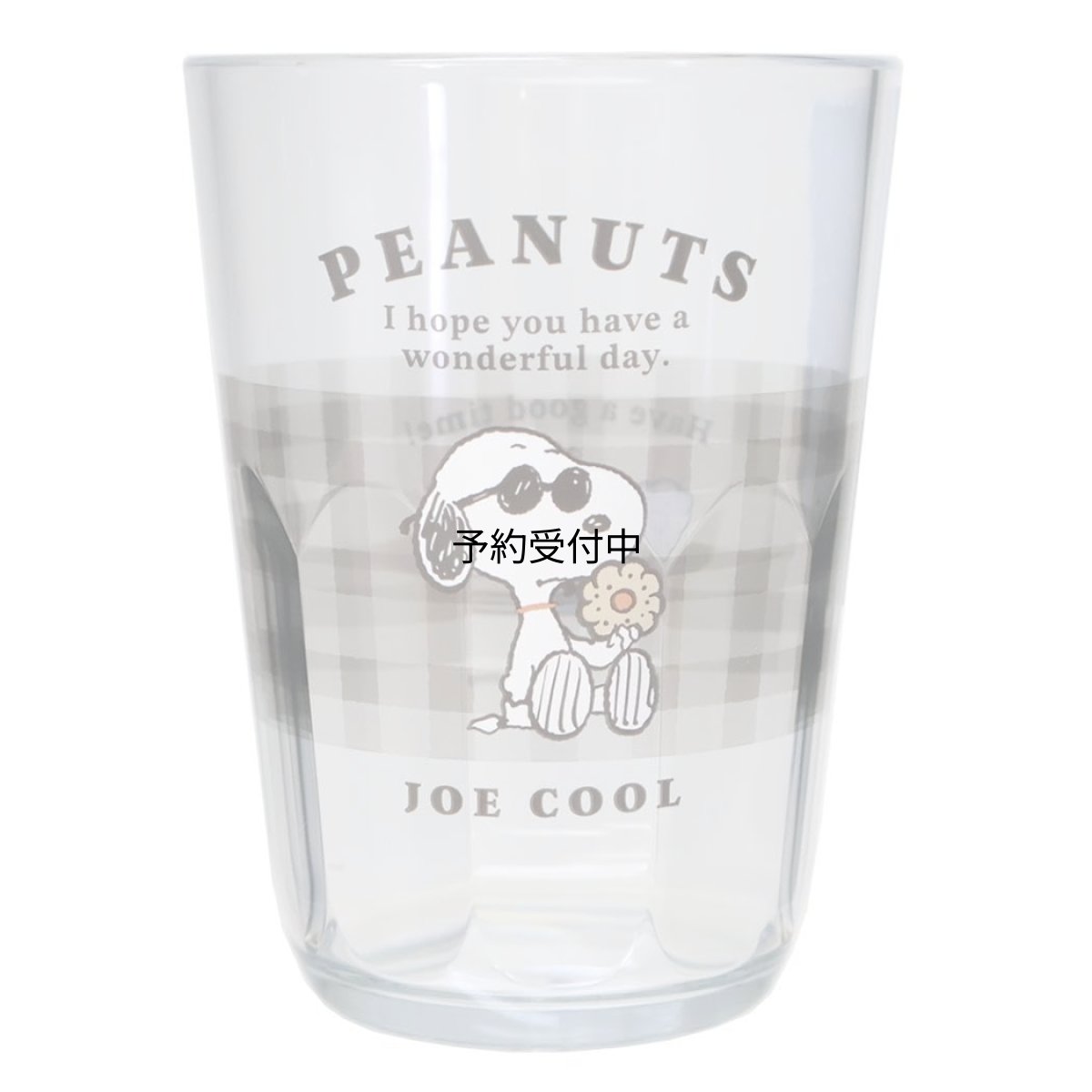 画像1: スヌーピープラカップクリアタンブラー ３７０ｍｌ ＣＯＯＫＩＥ ＴＩＭＥ ＪＯＥ ＣＯＯＬ ピーナッツ (1)