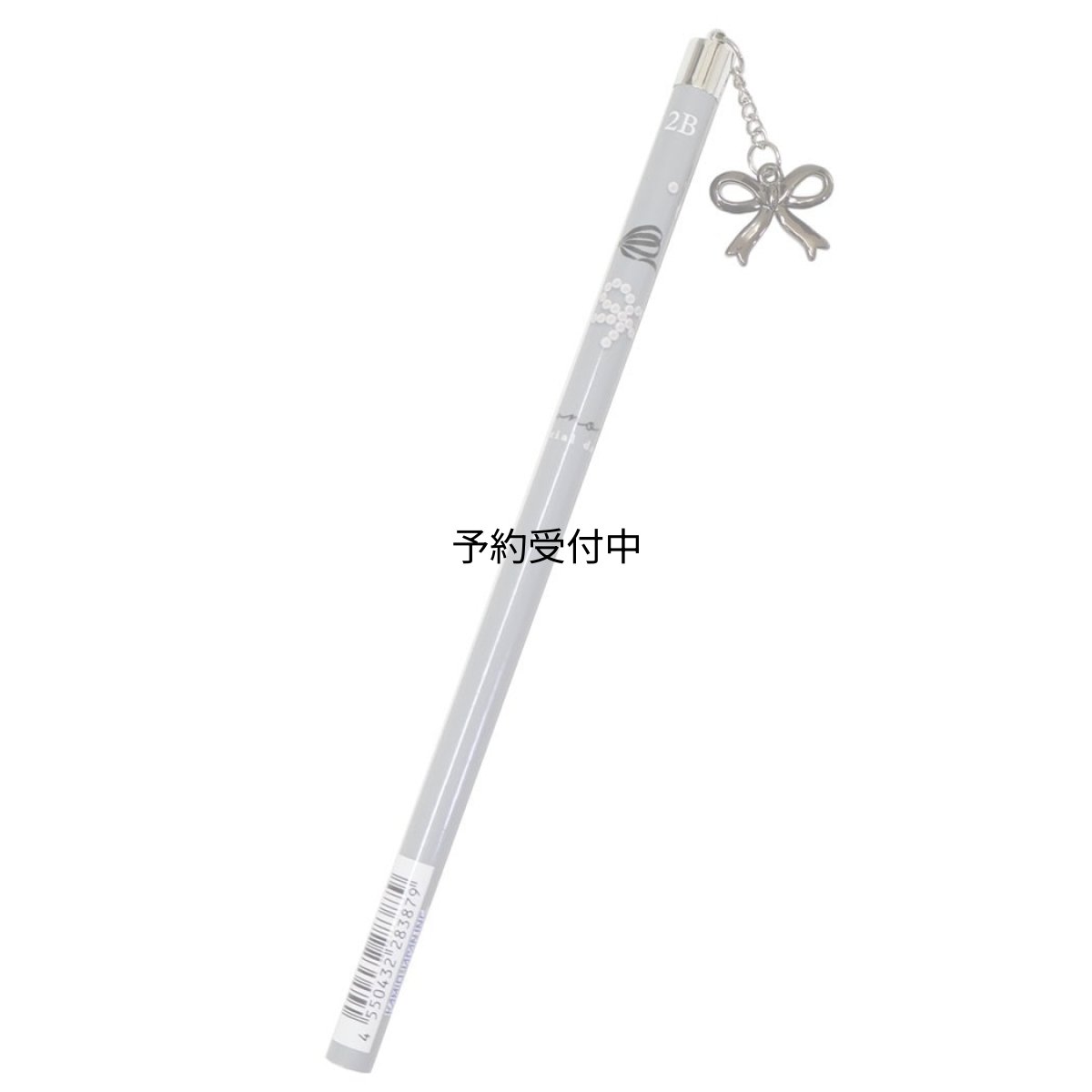 画像1: ＢＬＡＮＯＩＲえんぴつリボンチャーム付き鉛筆 ２Ｂ 丸軸 ｏｎｅ ｐｏｉｎｔ (1)
