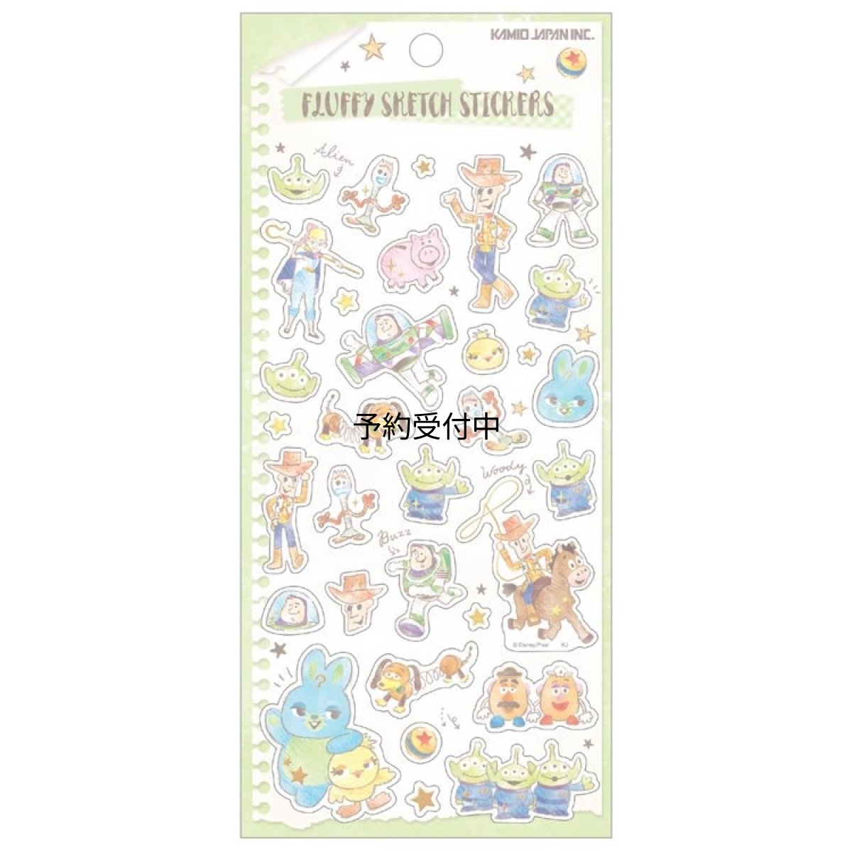 画像1: カミオジャパン トイストーリー４ フラッフィースケッチステッカーズ ２８４６６１ Ｄｉｓｎｅｙ ディズニー (1)
