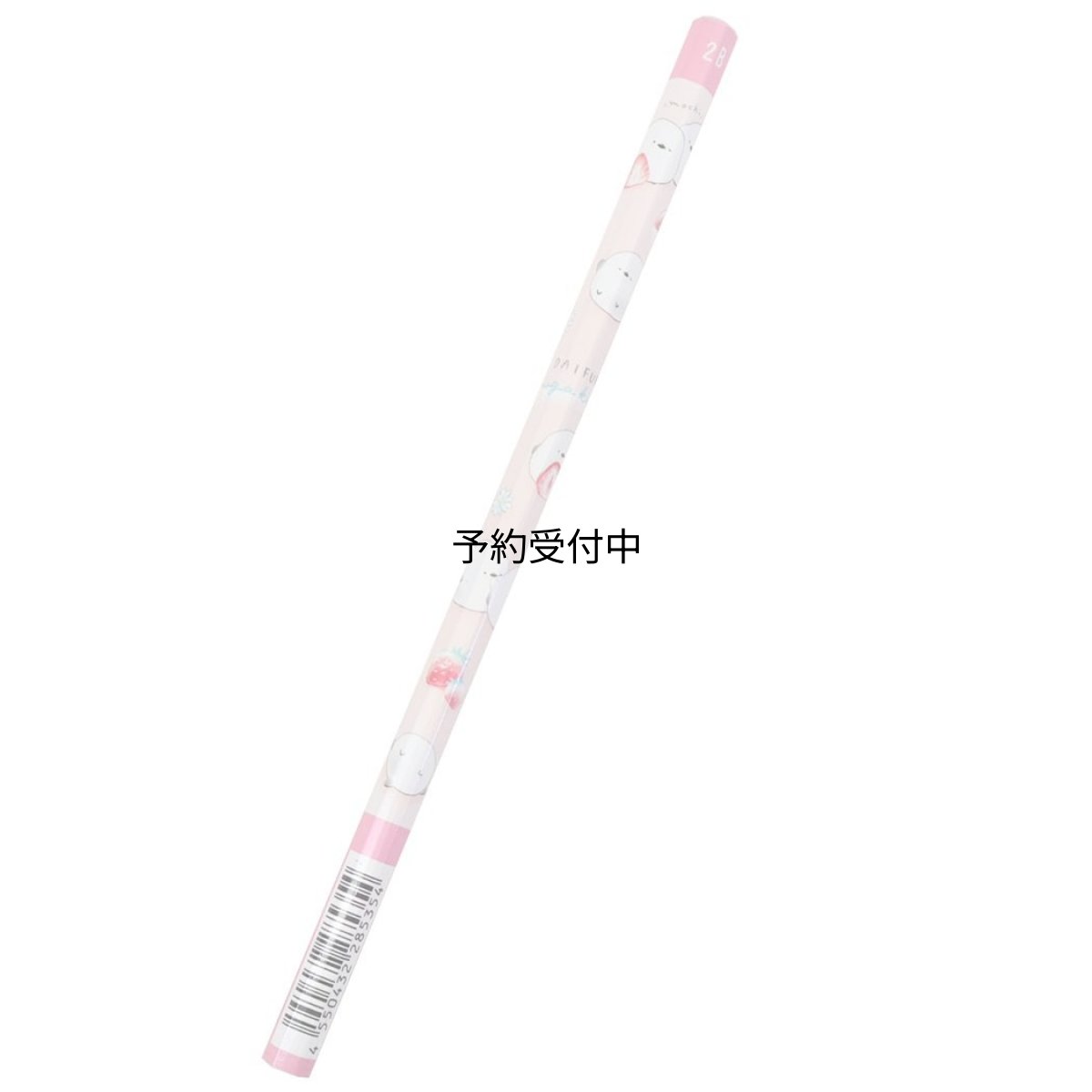 画像1: 鉛筆六角軸かきかたえんぴつ２Ｂ だいふくエナガ カミオジャパン 新学期準備文具 かわいい グッズ 通販 (1)