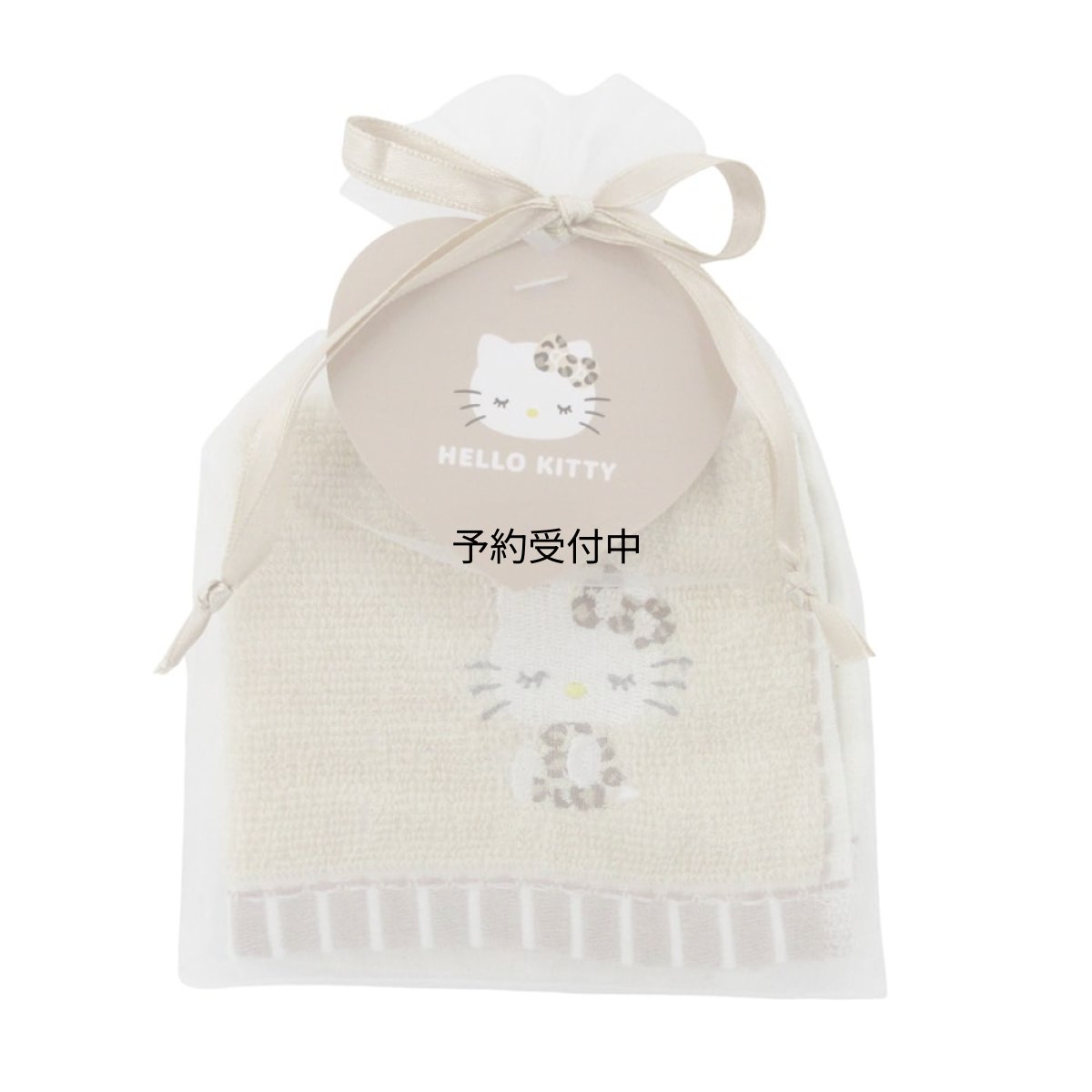 画像1: カミオジャパン ハローキティ 巾着入りタオル ヒョウ ２８６４９８ ギフト ギャルキティ (1)
