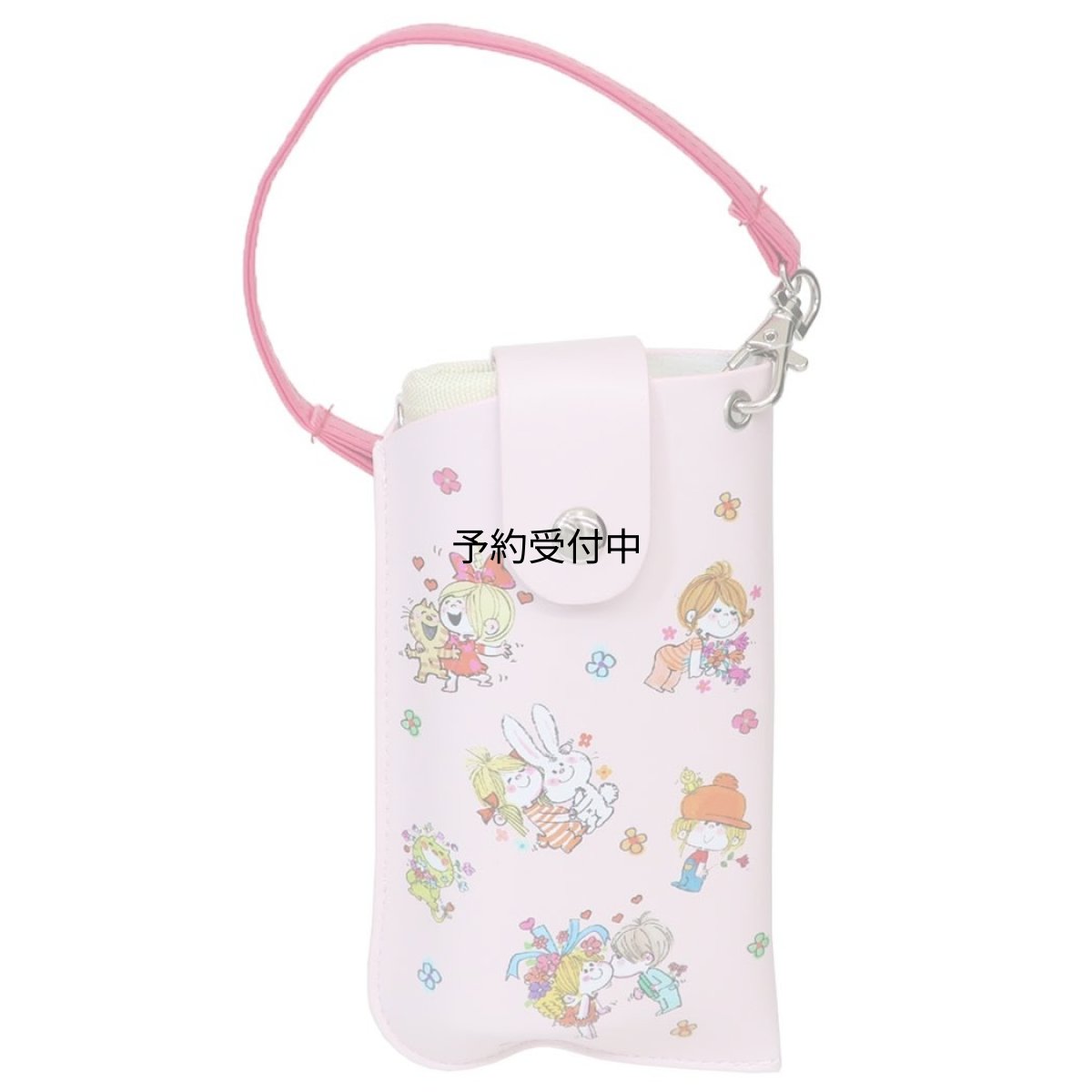 画像1: カミオジャパン 水森亜土眼鏡ケースフラットメガネケース フレンズ (1)