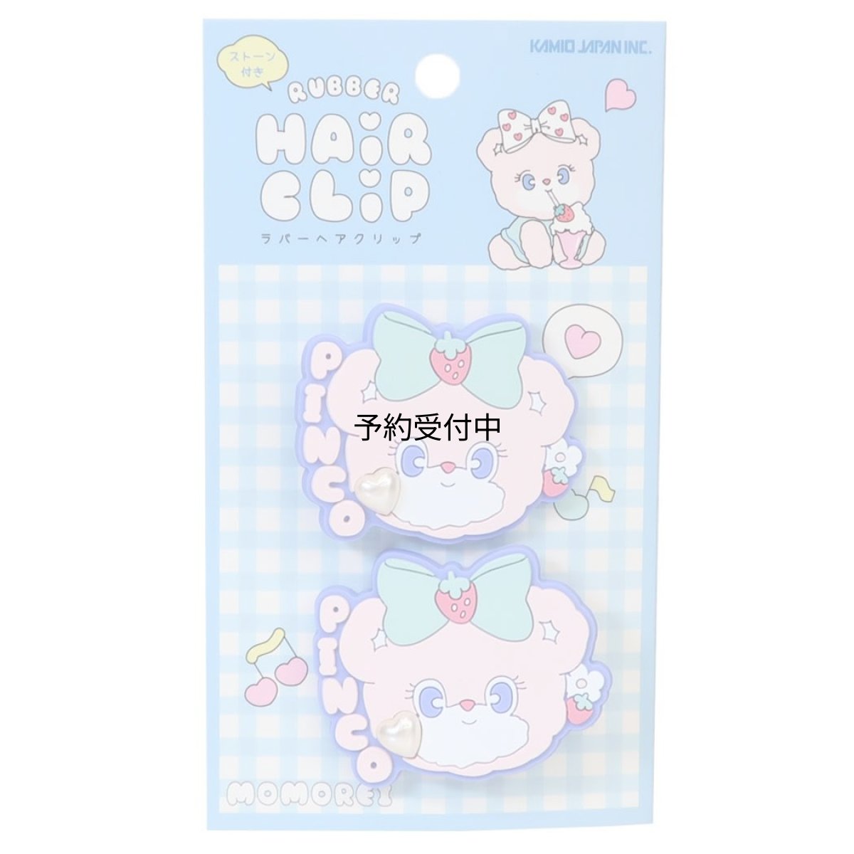 画像1: モモレイヘアアクセサリーストーン付きヘアクリップ ＰＩＮＣＯ ＭＯＭＯＲＥＩ (1)