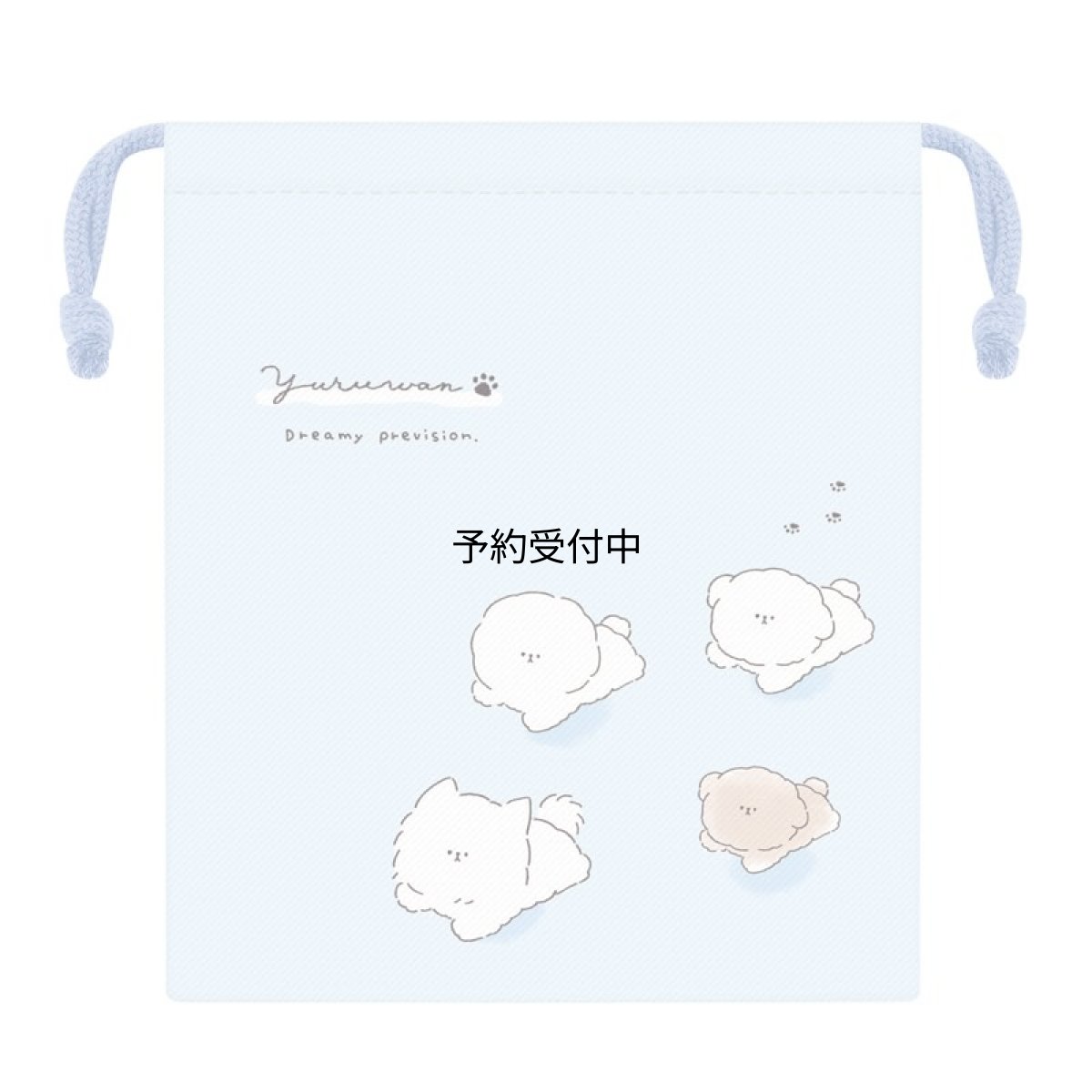画像1: カミオジャパン 巾着袋 マチ付き巾着 ＹＵＲＵＷＡＮ ２２９８０５ (1)