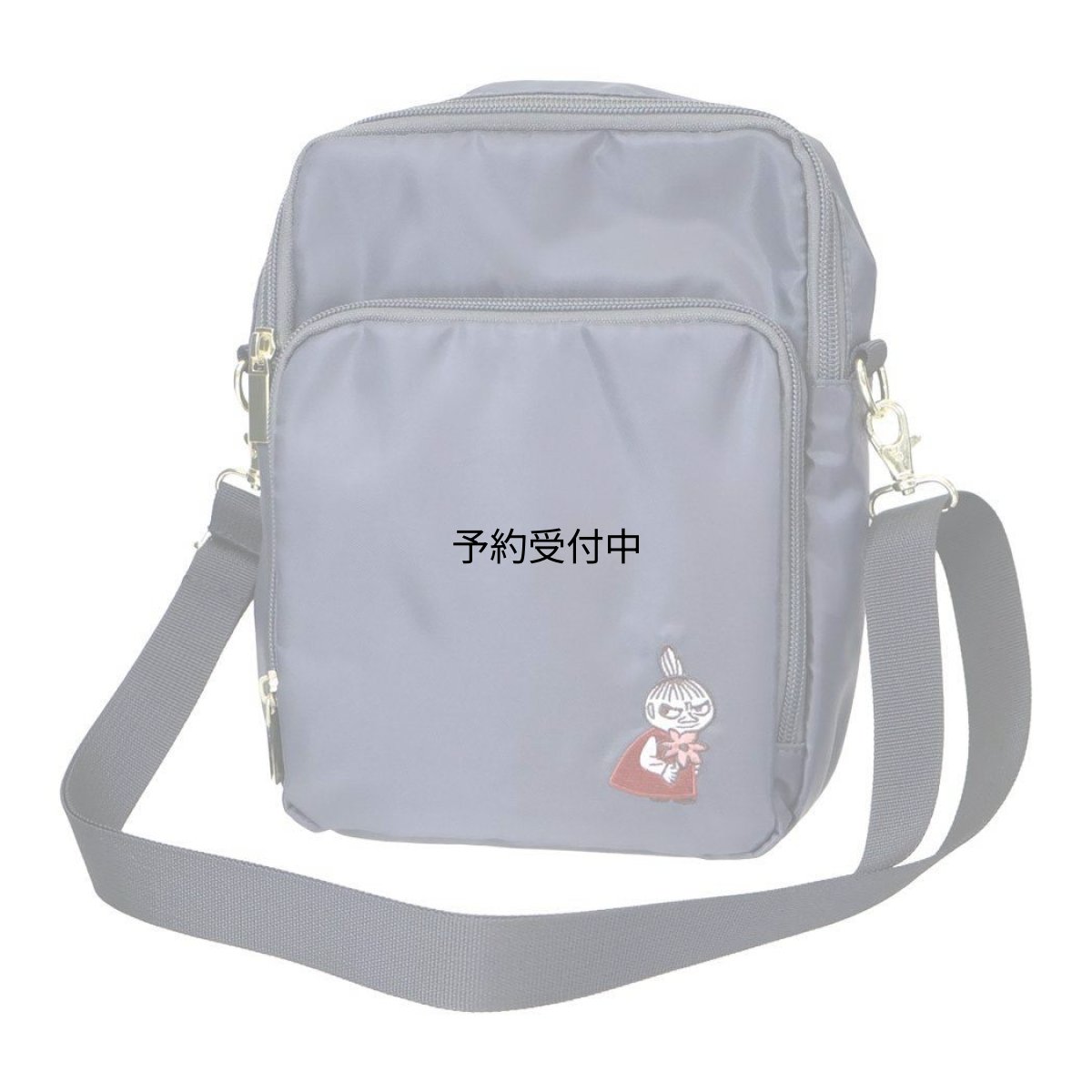 画像1: カミオジャパン ムーミンショルダーバッグ蛇腹ポケットショルダーバッグ かわいいお花 リトルミイ 北欧 (1)