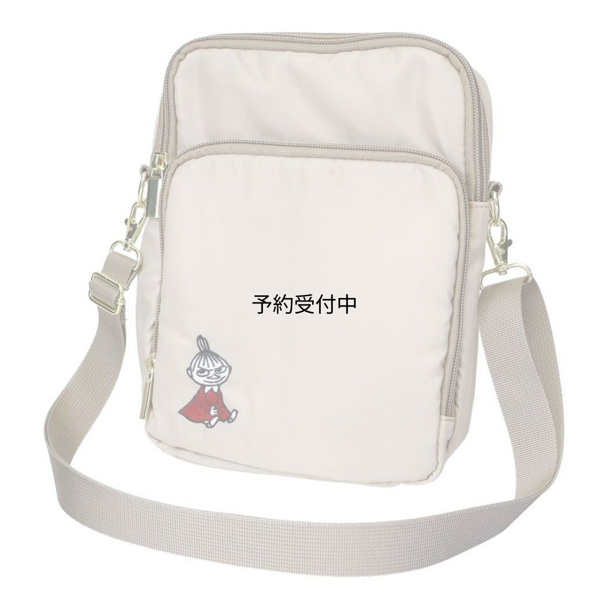 画像1: カミオジャパン ムーミンショルダーバッグ蛇腹ポケットショルダーバッグ おすわりリトルミイ 北欧 (1)