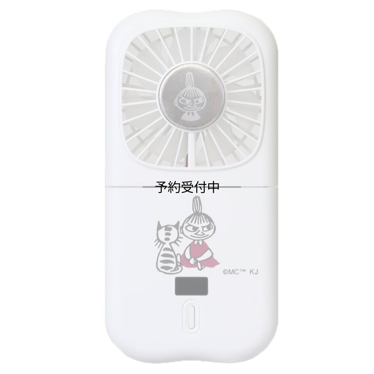 画像1: ムーミン携帯用扇風機冷却プレート付ハンディファン ねこといっしょ 北欧 (1)