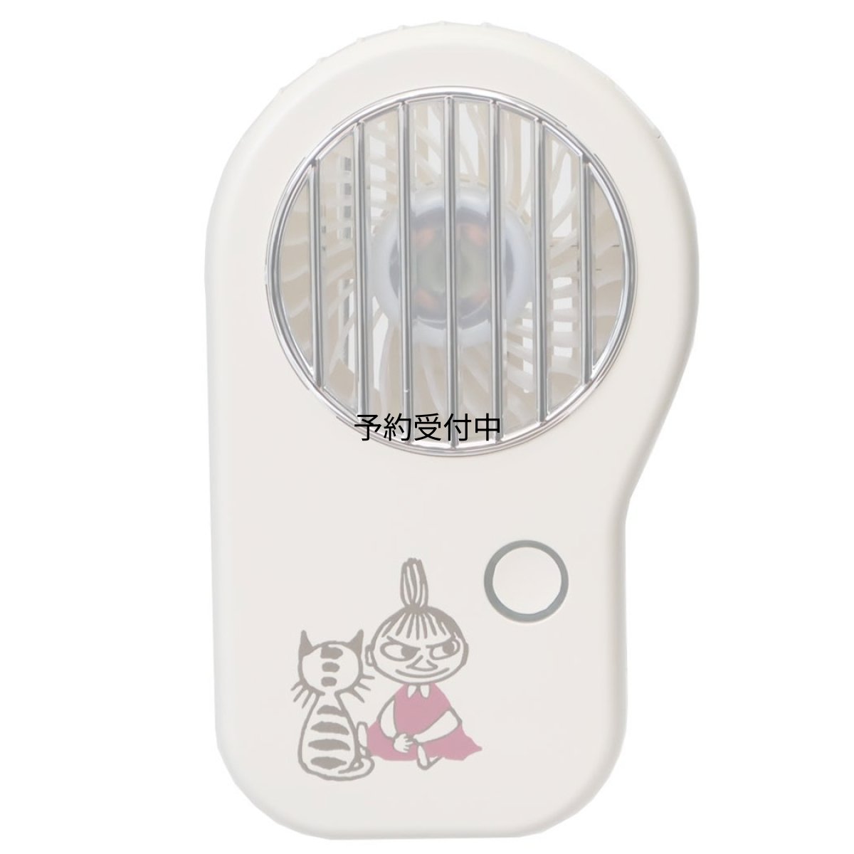 画像1: ムーミン携帯用扇風機首掛けハンズフリー ねこといっしょ 北欧 (1)