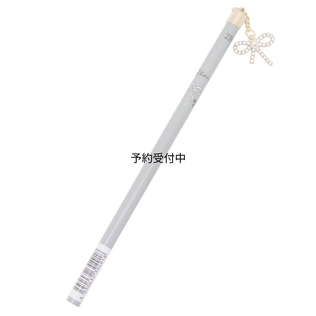 画像1: Ｂｌａｎｏｉｒ ブラノワールえんぴつリボンチャーム鉛筆 ２Ｂ Ｍｉｓｔ Ｒｉｂｂｏｎ ワンポイント (1)
