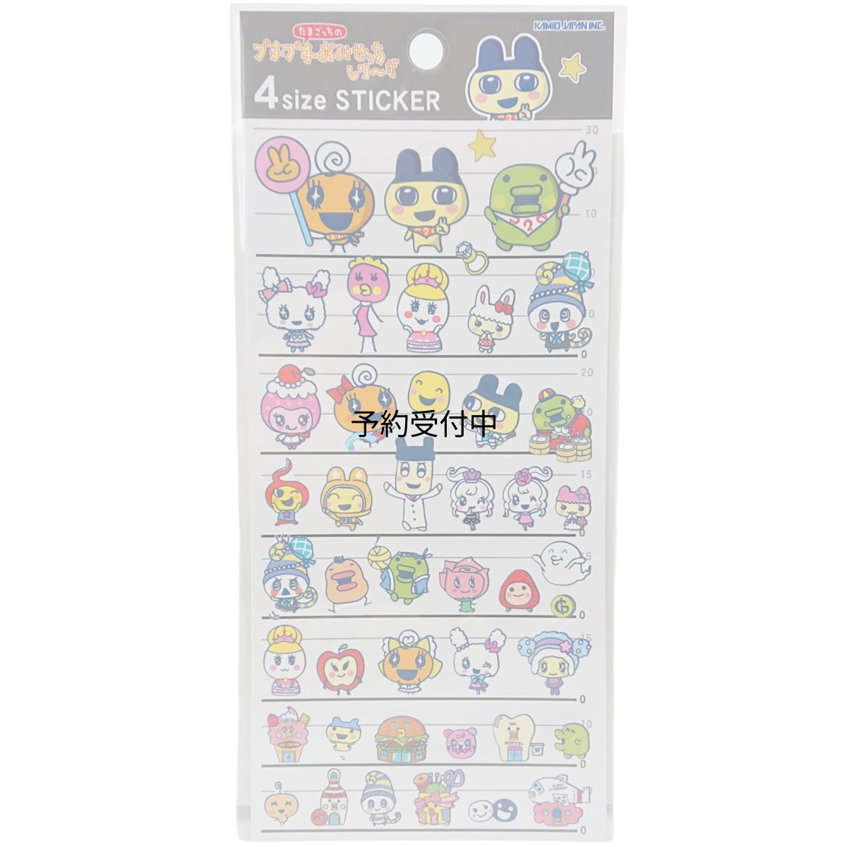画像1: カミオジャパン たまごっち ４サイズステッカー プチプチおみせっちＡ (1)