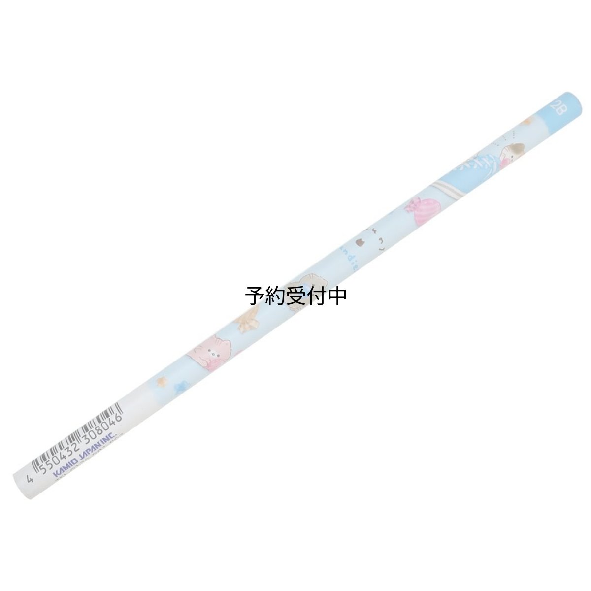 画像1: もぐにゃんえんぴつ鉛筆２Ｂ キャンディ タテ カミオジャパン 新学期準備文具 かわいい グッズ 通販 (1)