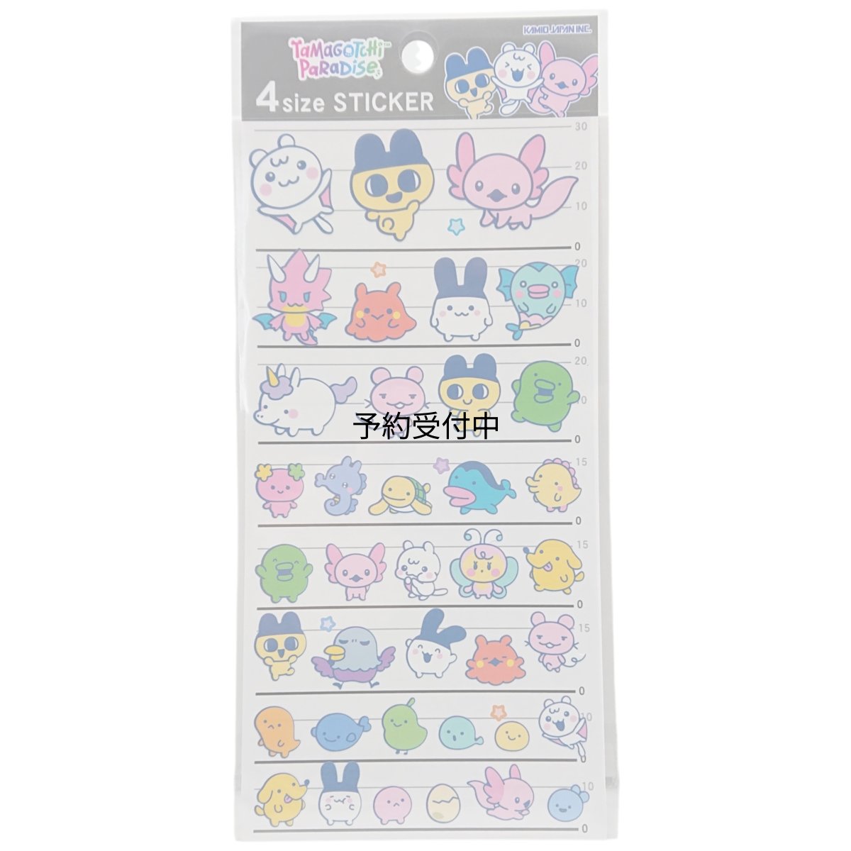 画像1: カミオジャパン たまごっちパラダイス ４サイズステッカー パラダイスＡ キャラクターシール ２３０８４７ (1)