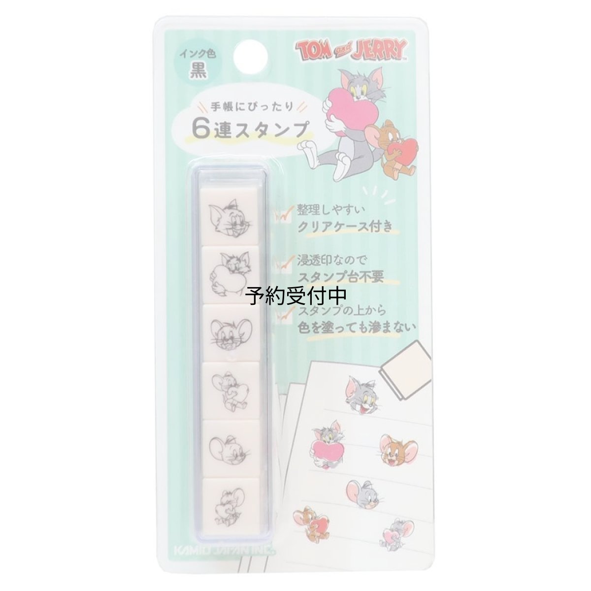 画像1: トムとジェリーはんこ６連スタンプワーナーブラザース (1)