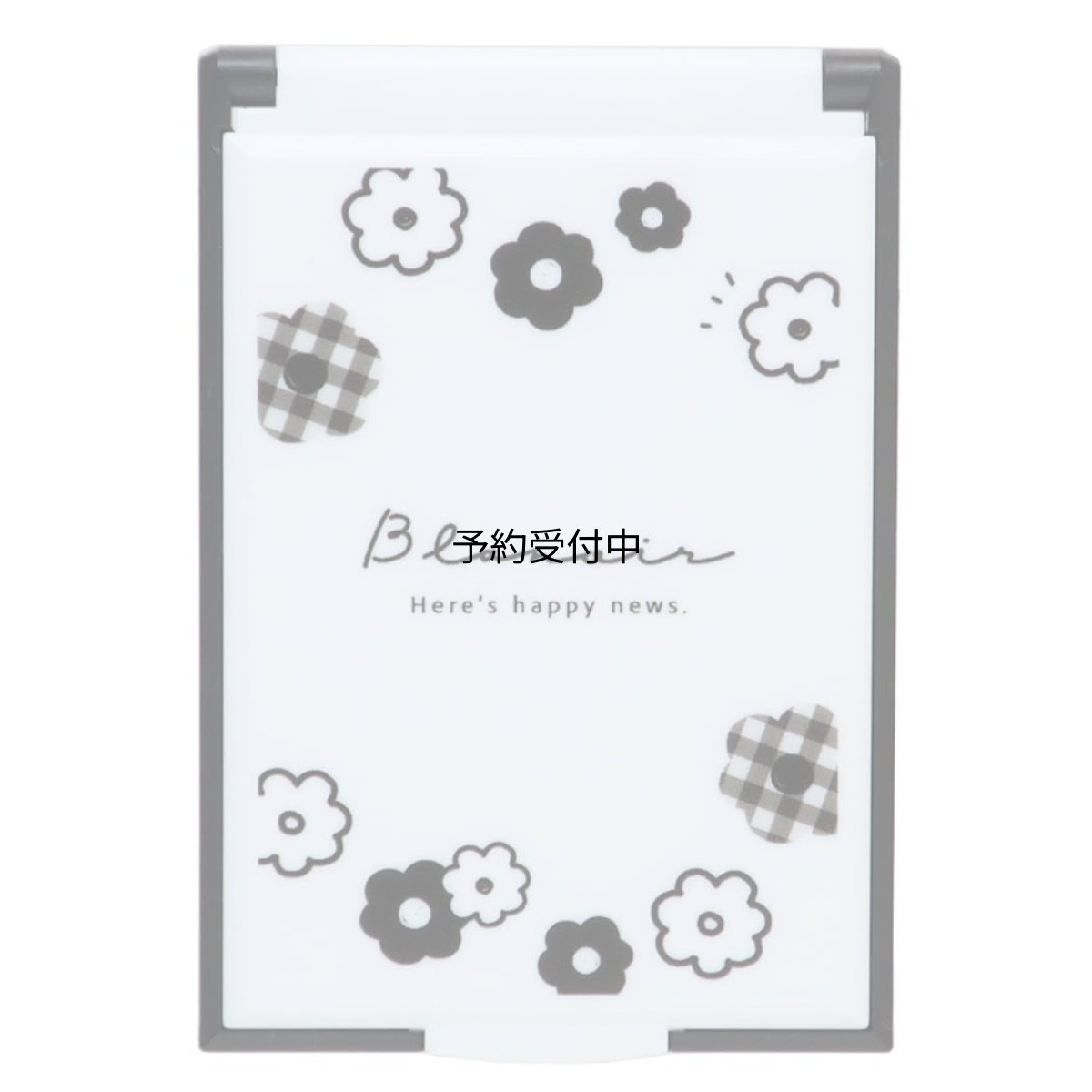 画像1: カミオジャパン ミラー Ｓ カードミラー ＢＬＡＮＯＩＲ チェックデイジー ２３１３７４ (1)