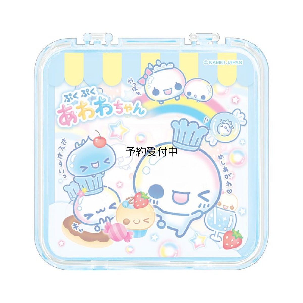 画像1: カミオジャパン メモ クリアケース入りメモ 平成ファンシー あわわちゃん ２３１４１５ (1)