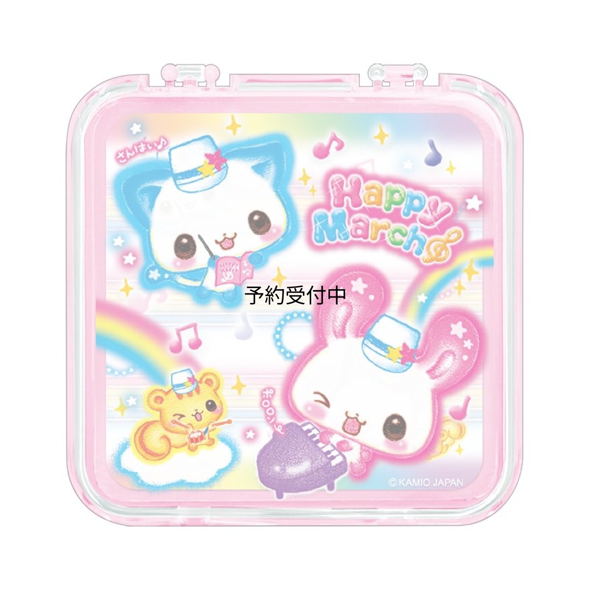 画像1: カミオジャパン メモ クリアケース入りメモ 平成ファンシー ハッピーマーチ ２３１４１６ (1)