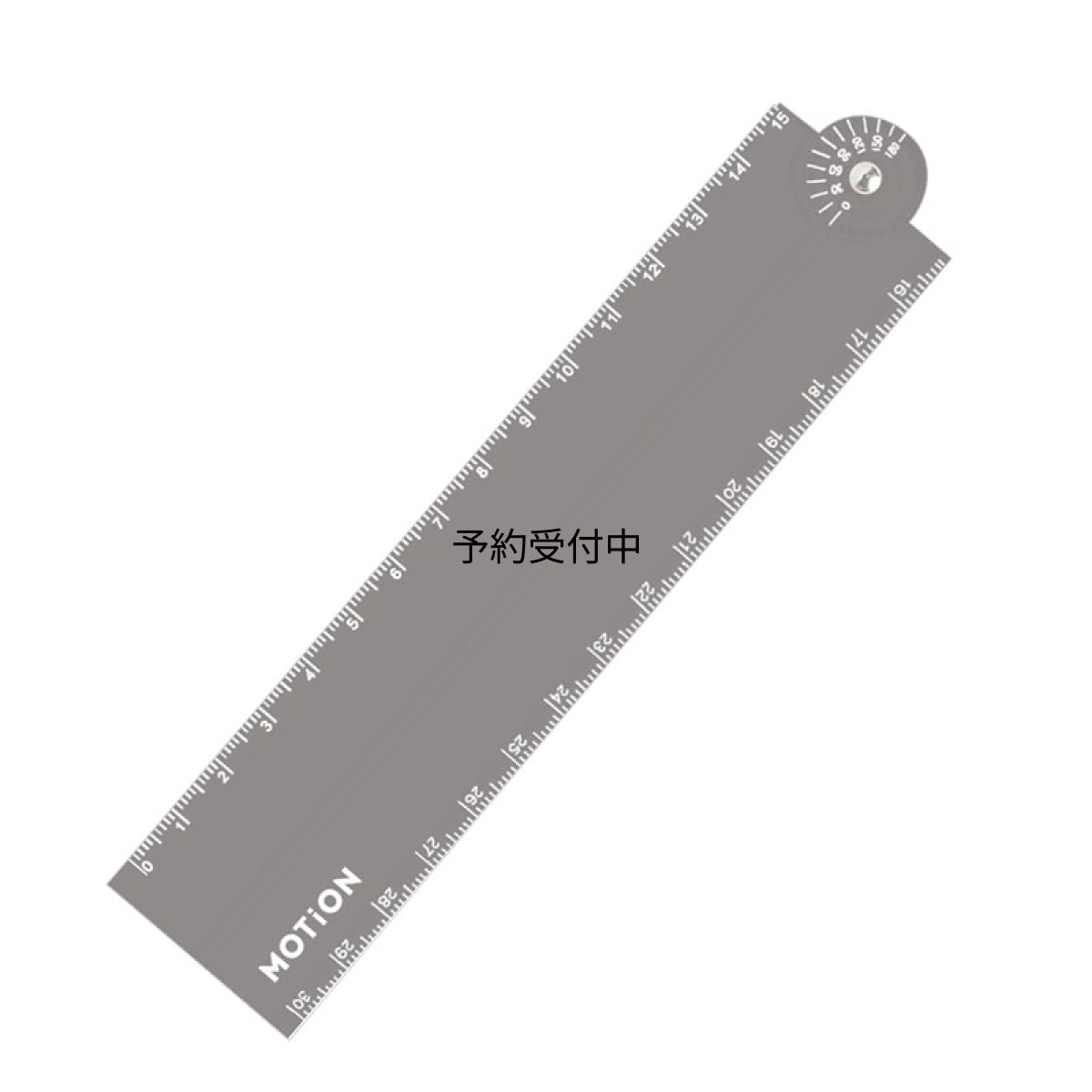 画像1: カミオジャパン 定規 分度器付き折りたたみ定規 ＭＯＴＩＯＮ ＢＬＡＣＫ ２３１７１５ (1)