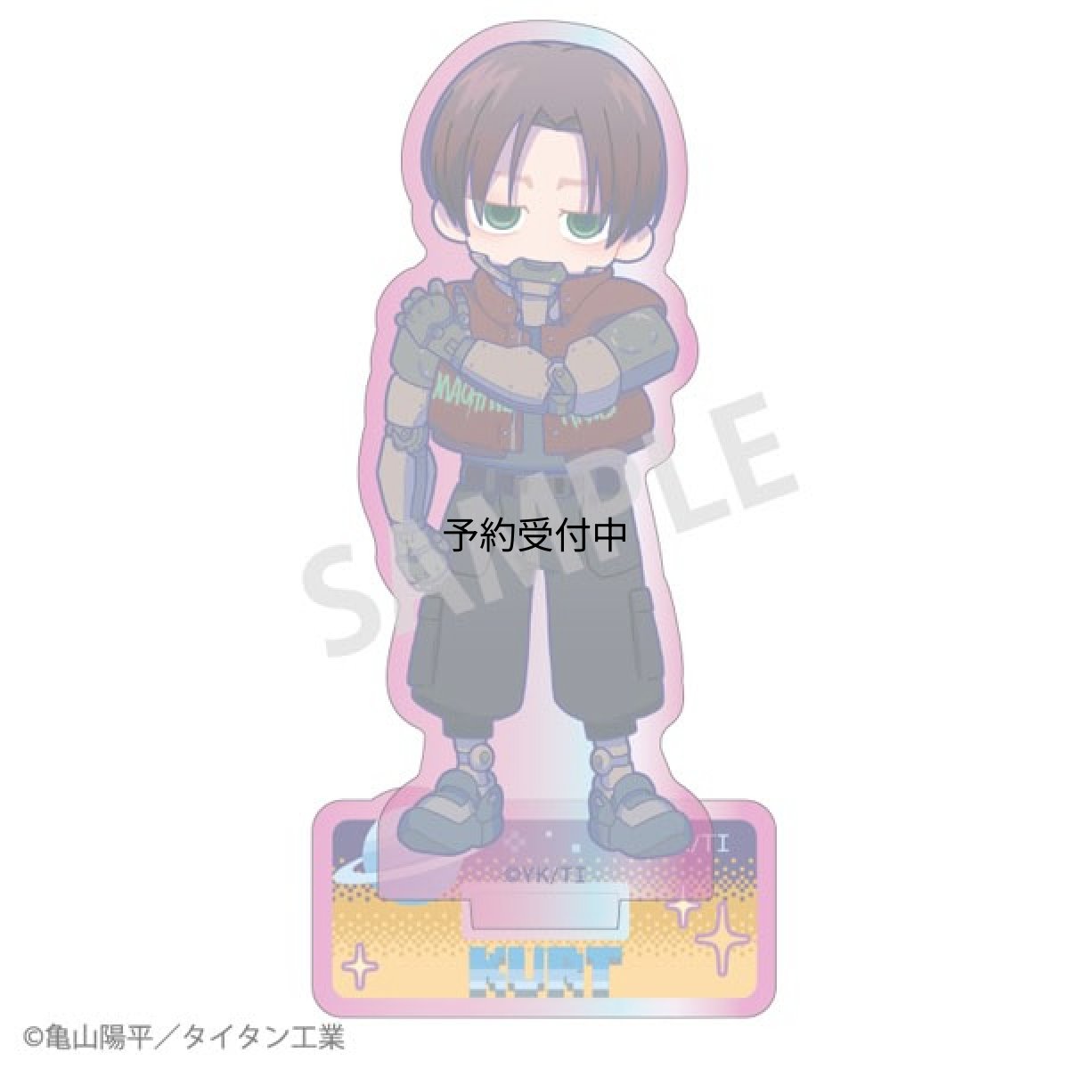 画像1: 銀河特急 ミルキー☆サブウェイ オーロラミニアクリルスタンド カート (1)