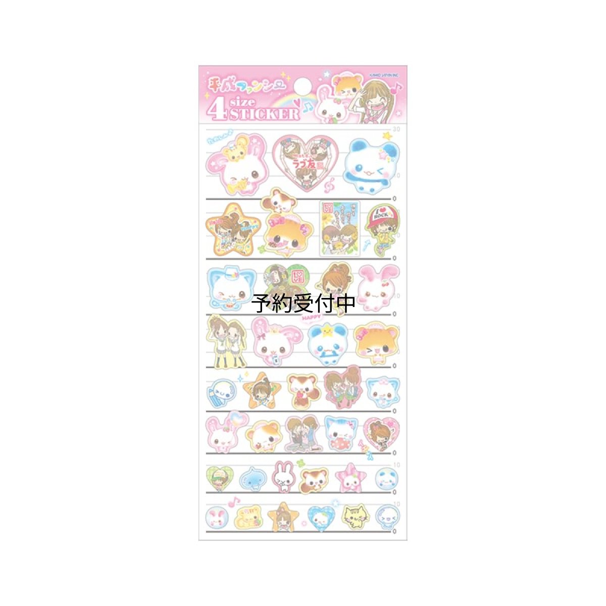 画像1: カミオジャパン シール ４サイズステッカー 平成ファンシー ＭＩＸ ２３２２２４ (1)