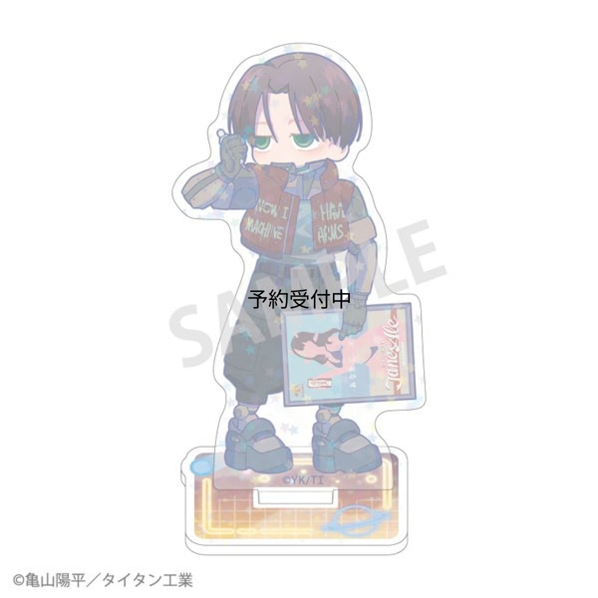 画像1: 銀河特急 ミルキー☆サブウェイ ホログラムミニアクリルスタンド カート 描き起こし第２弾 (1)