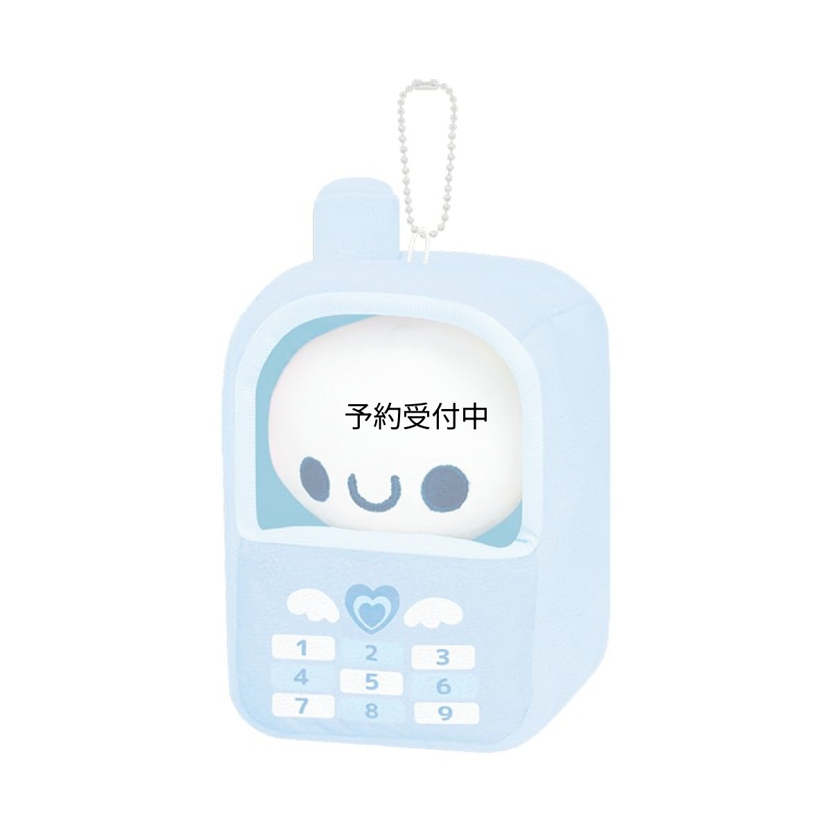 画像1: カミオジャパン キーホルダー おでかけぬいフォンキーホルダー あわわちゃん Ａ ２３２８０８ (1)