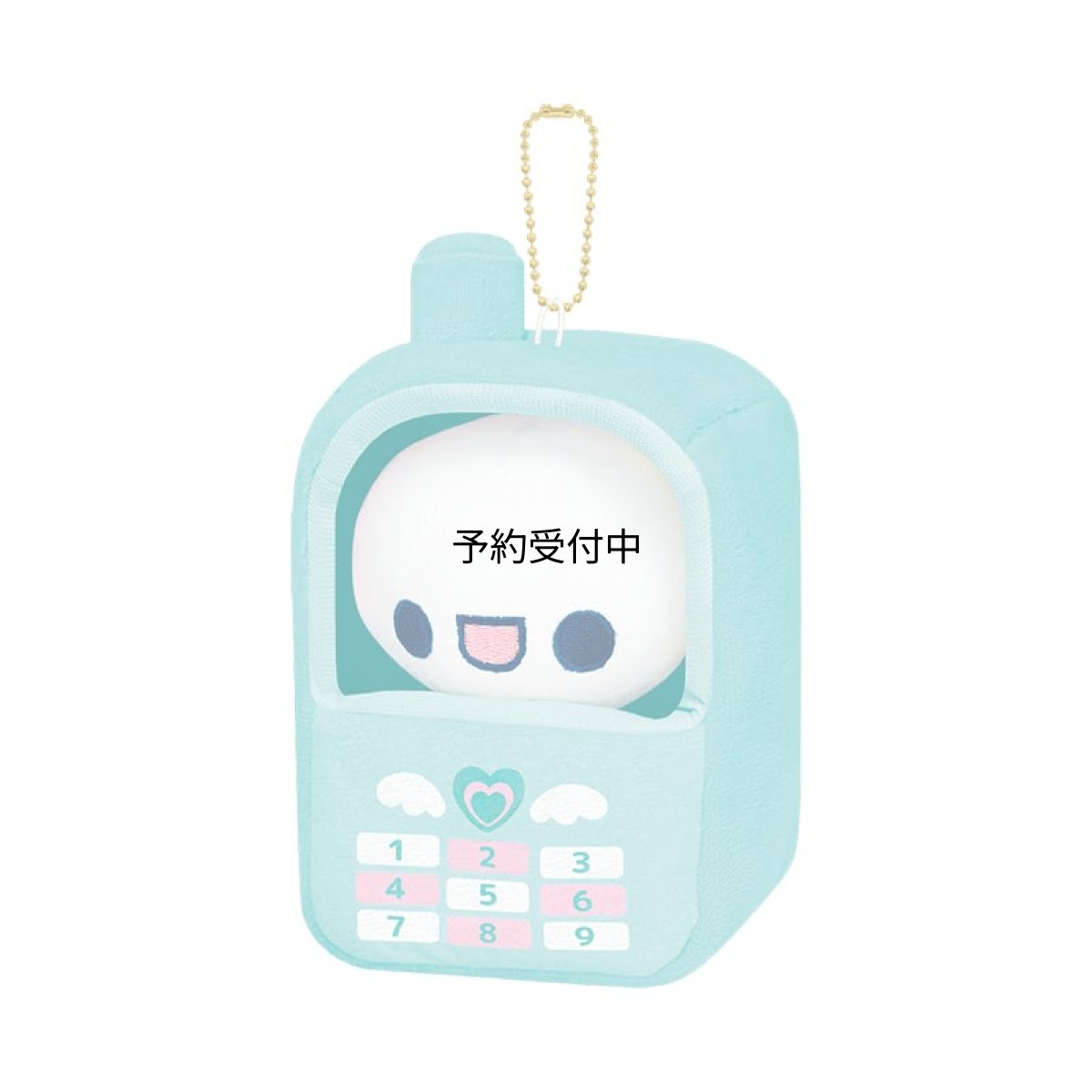 画像1: カミオジャパン キーホルダー おでかけぬいフォンキーホルダー あわわちゃん Ｂ ２３２８０９ (1)