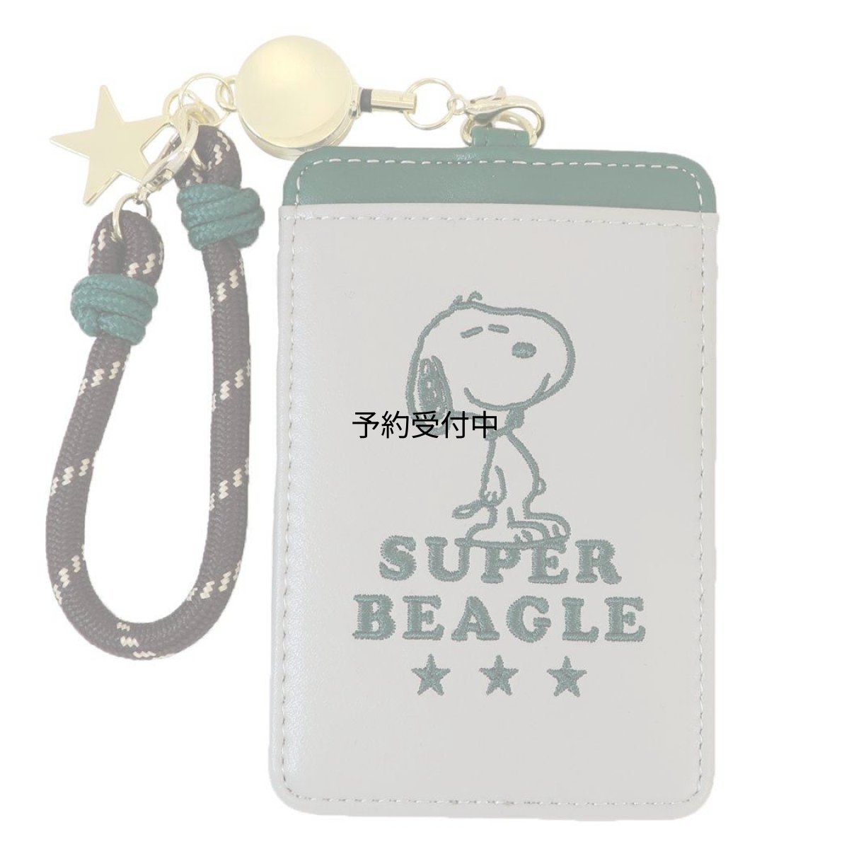 画像1: カミオジャパン スヌーピー 定期入れ シングルパスケース ＳＵＰＥＲ ＢＥＡＧＬＥ ピーナッツ (1)