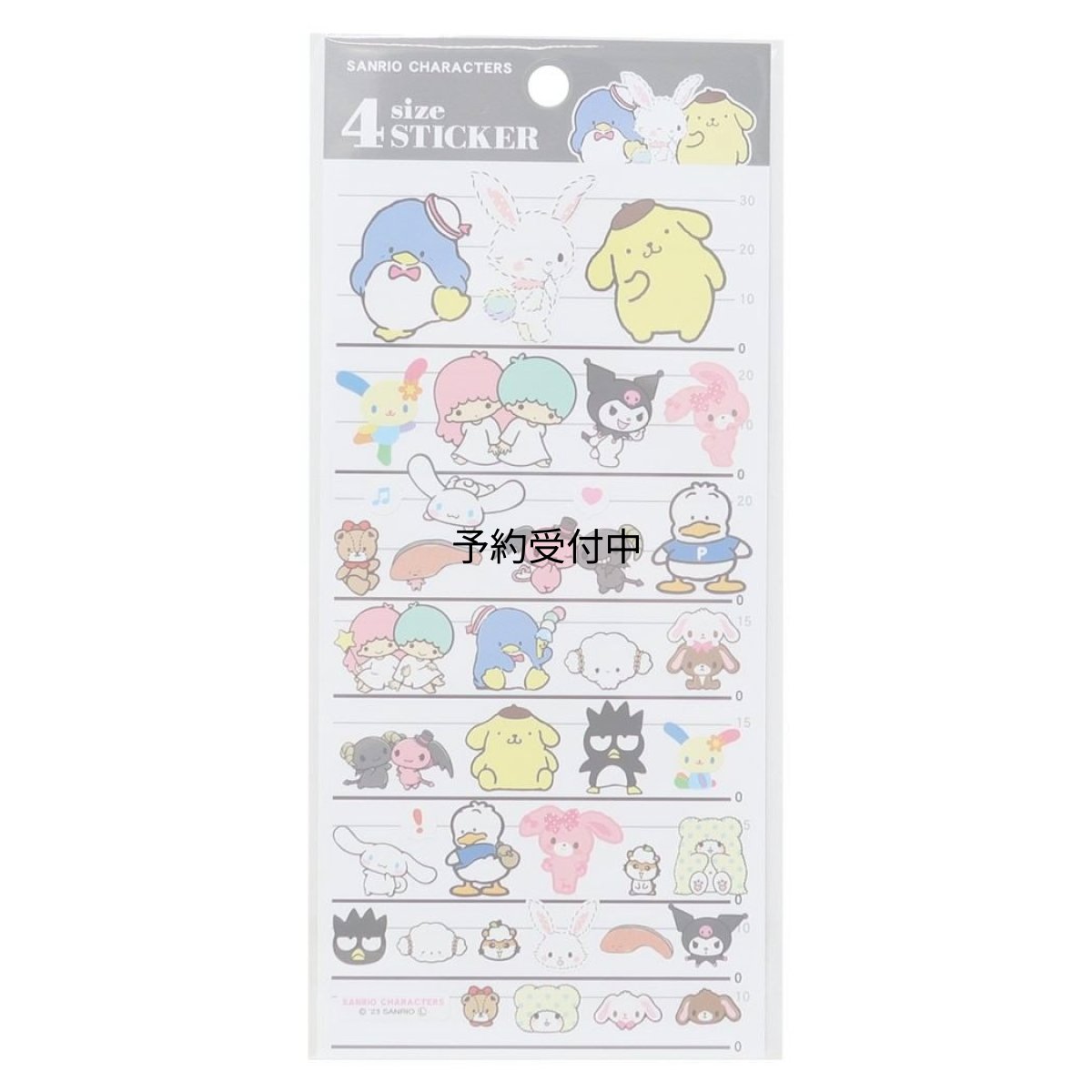 画像1: サンリオキャラクターズシールシート４サイズステッカー ４ＳＩＺＥ ＳＴＩＣＫＥＲ ３ サンリオ (1)