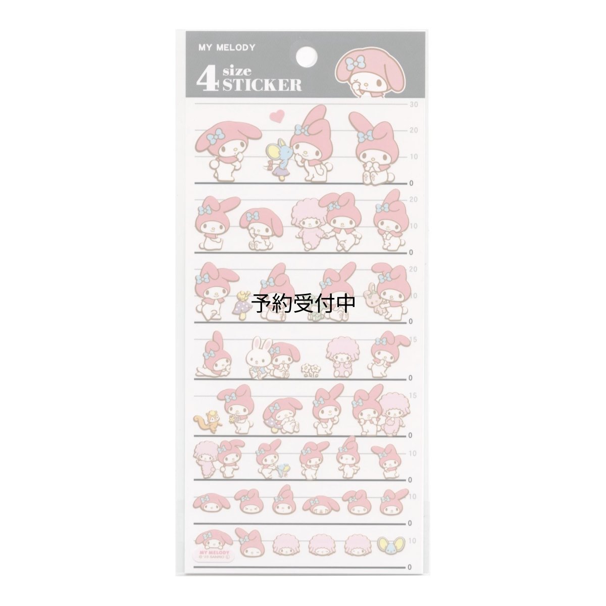 画像1: マイメロディシールシート４サイズステッカー ４ＳＩＺＥ ＳＴＩＣＫＥＲサンリオ (1)