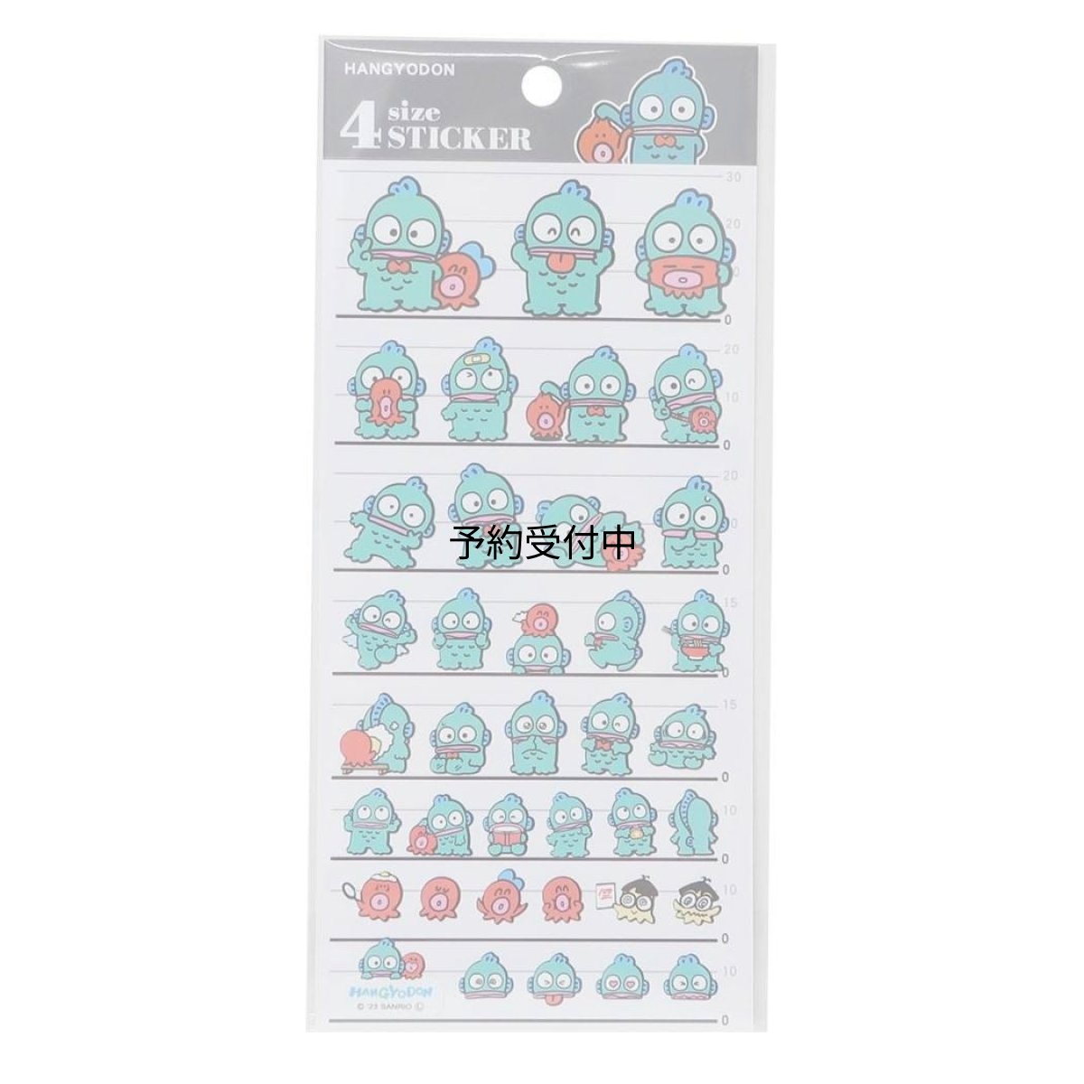 画像1: ハンギョドンシールシート４サイズステッカー ４ＳＩＺＥ ＳＴＩＣＫＥＲサンリオ (1)